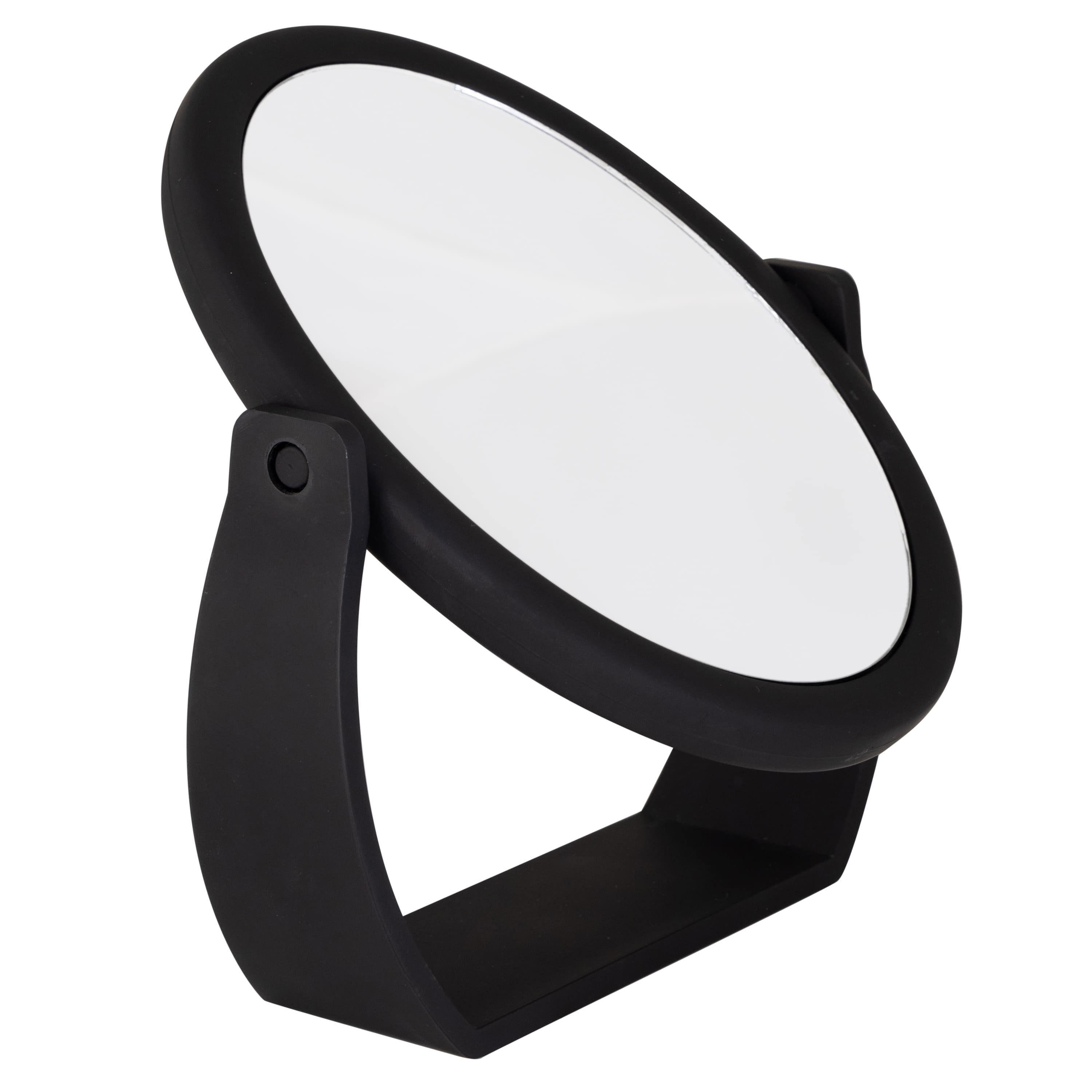 Home Details Swivel 10X Magnification Rubberized Vanity Mirror