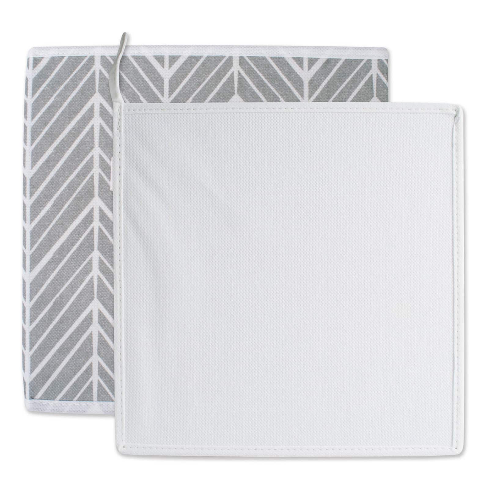 DII® 11" Nonwoven Polyester Herringbone Storage Cubes