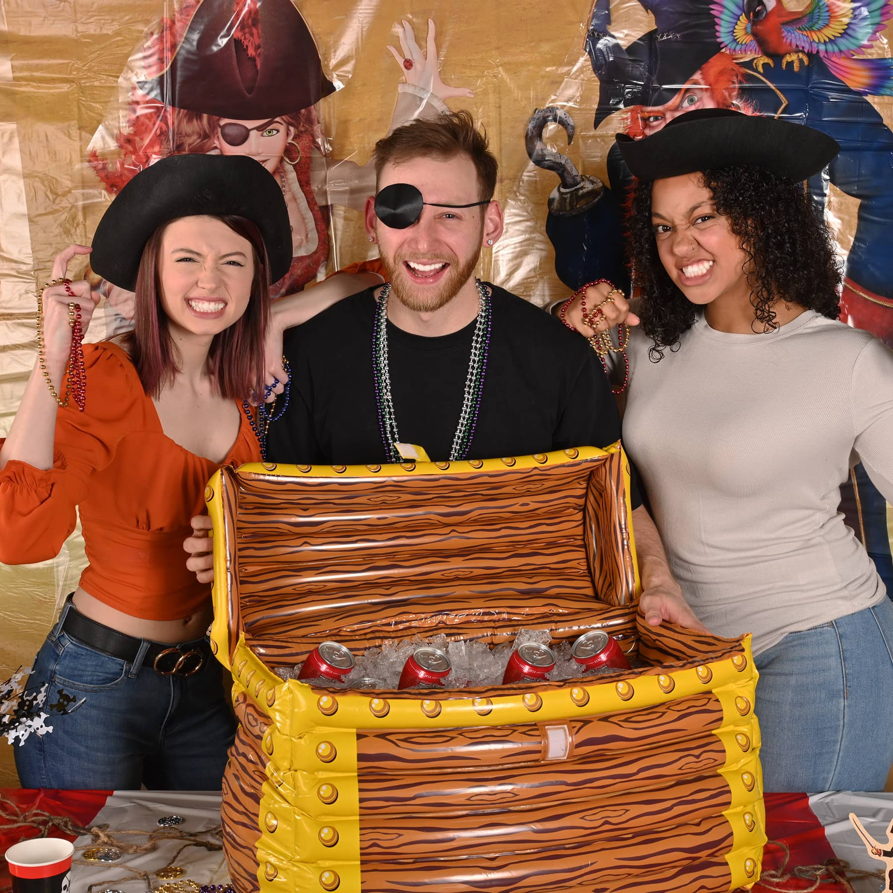 Beistle 24" x 17" Inflatable Treasure Chest Cooler