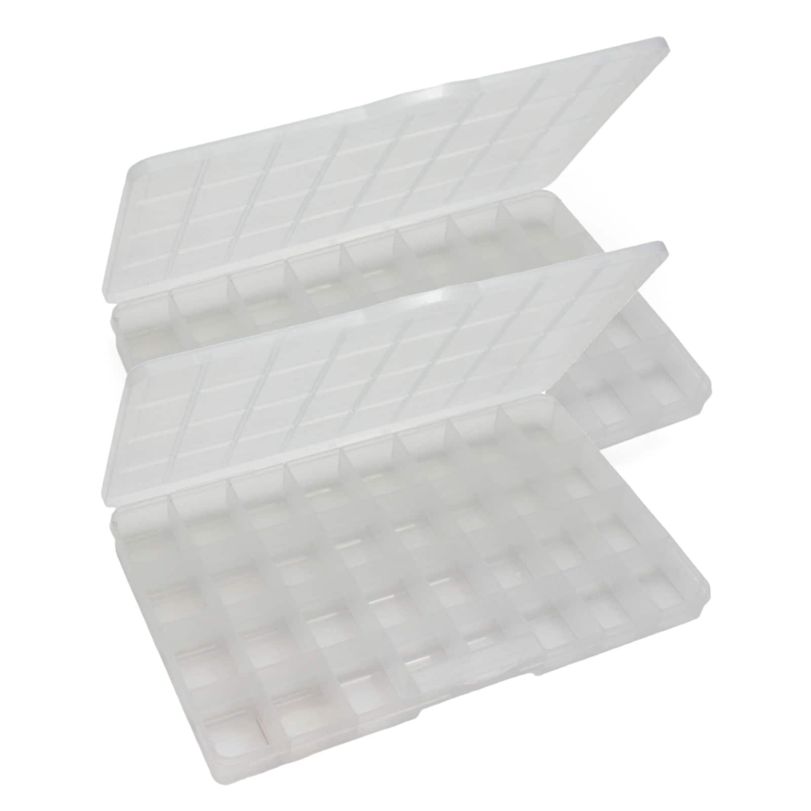 Primary Concepts™ Clear Letter Tile Organizer, 2ct.