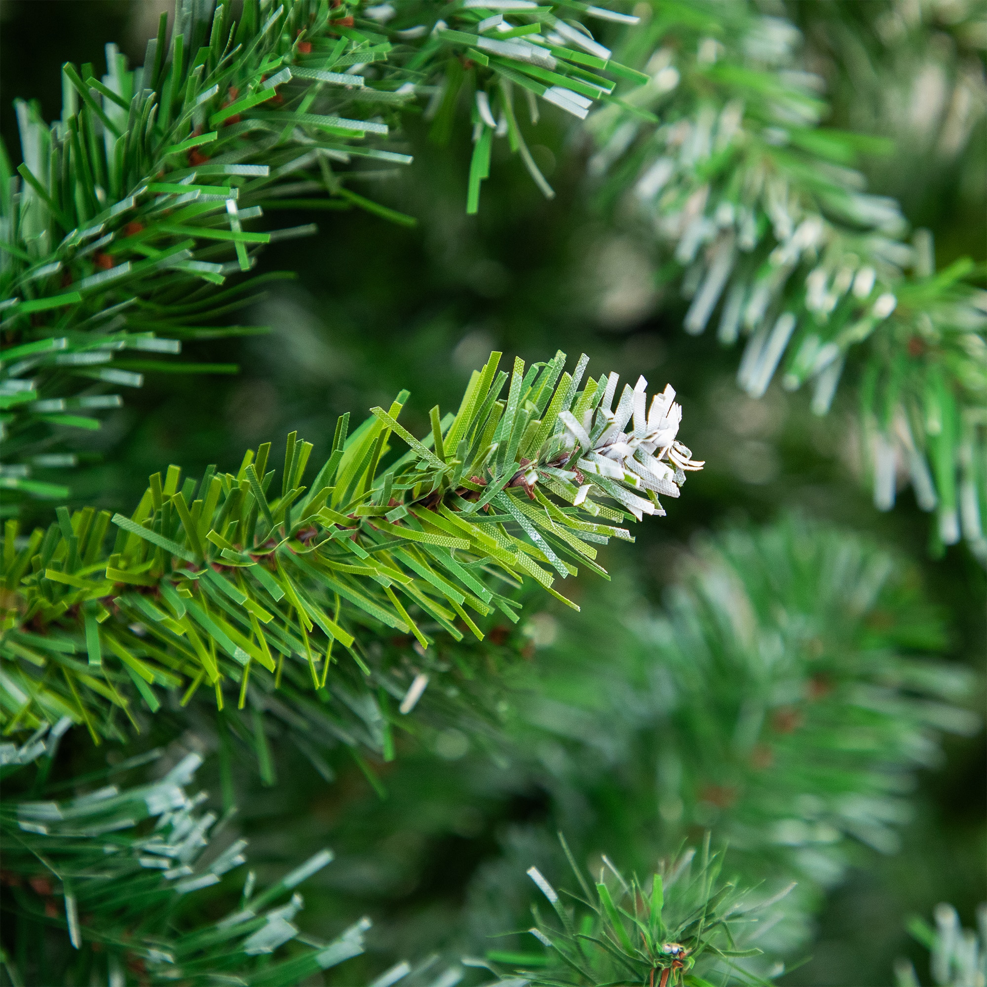 10ft. Unlit Two-Tone Buckeye Glittered Pine Artificial Christmas Tree