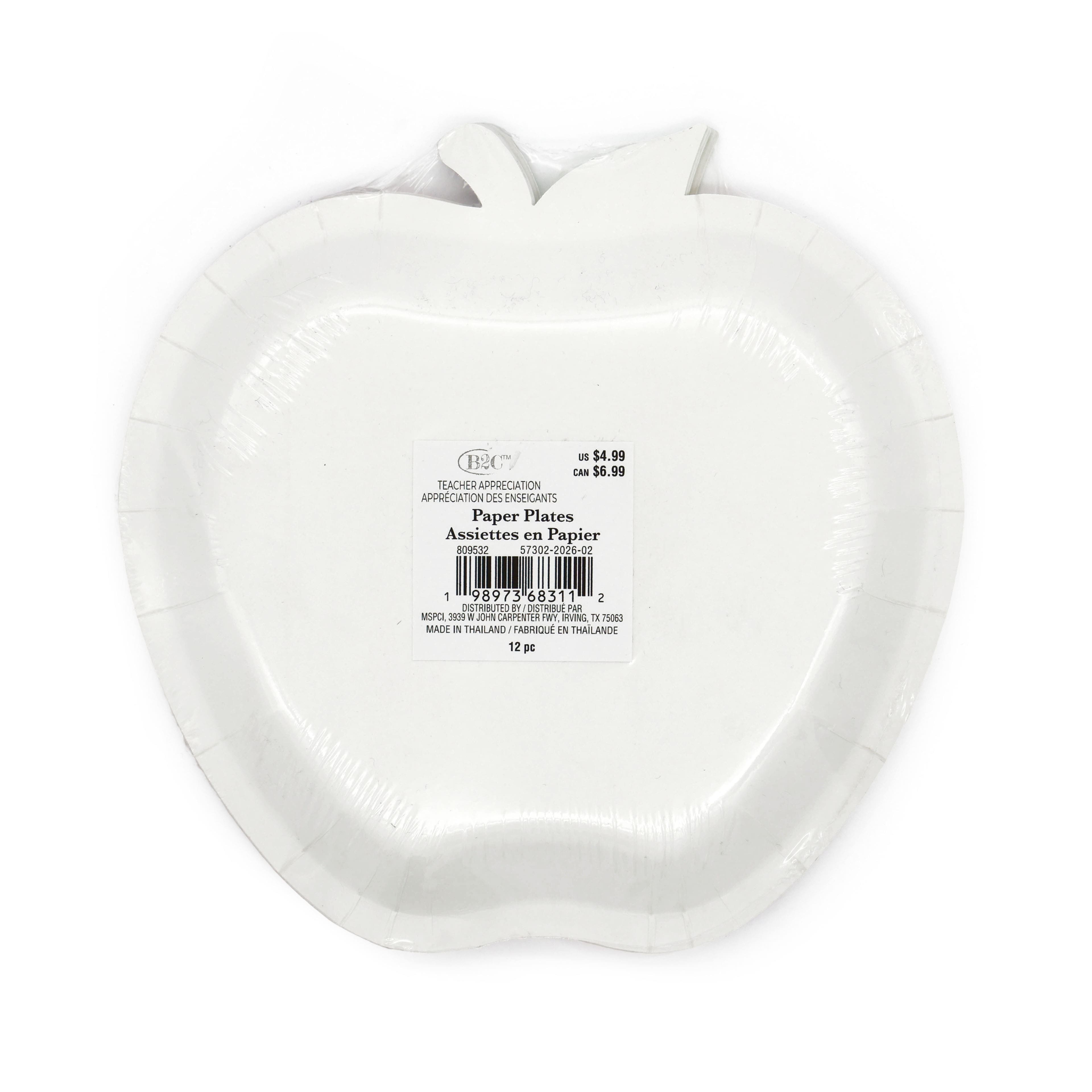 Teacher Paper Plates, 12ct. by B2C™
