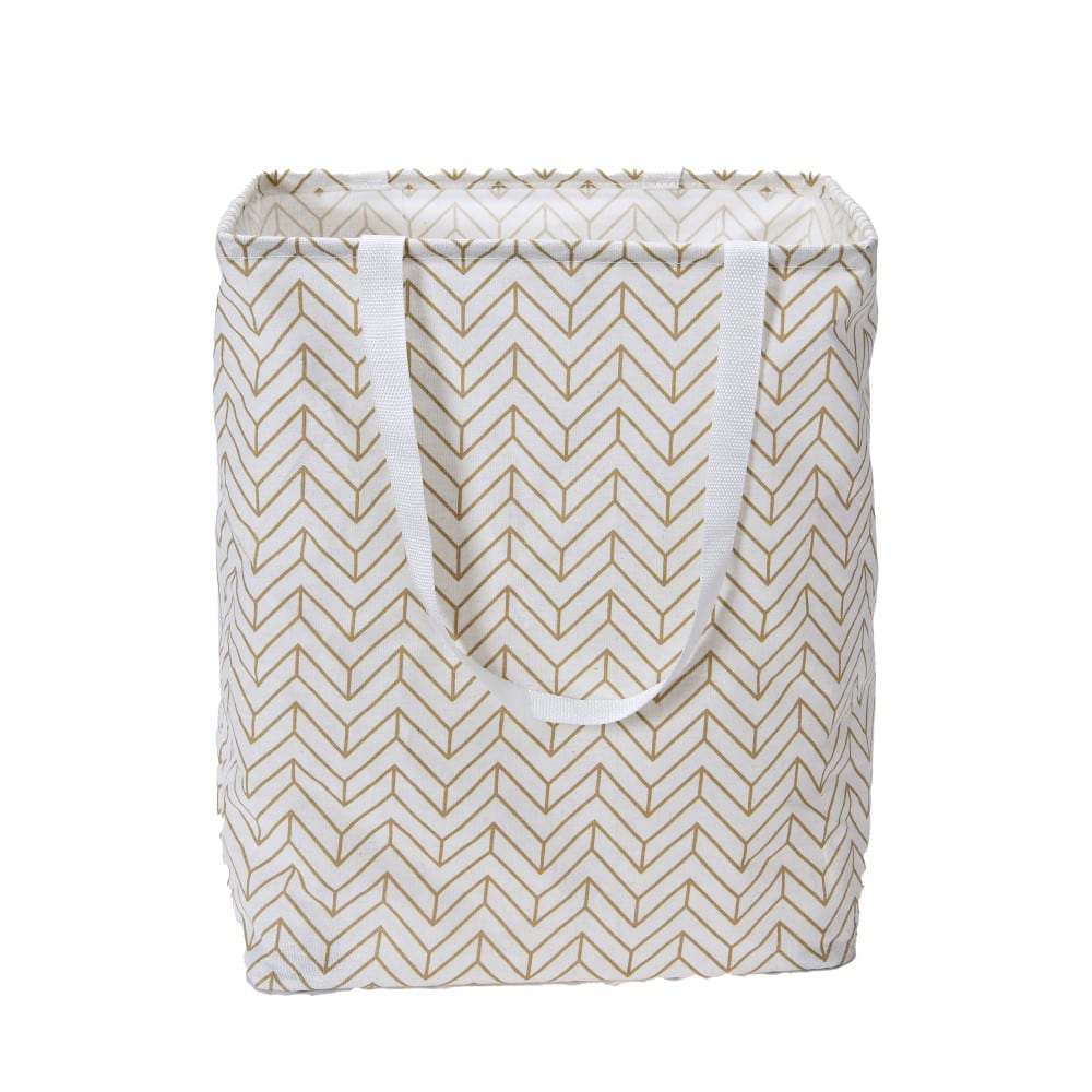 Household Essentials Krush Rectangular Laundry Bag with Handles (Brown)
