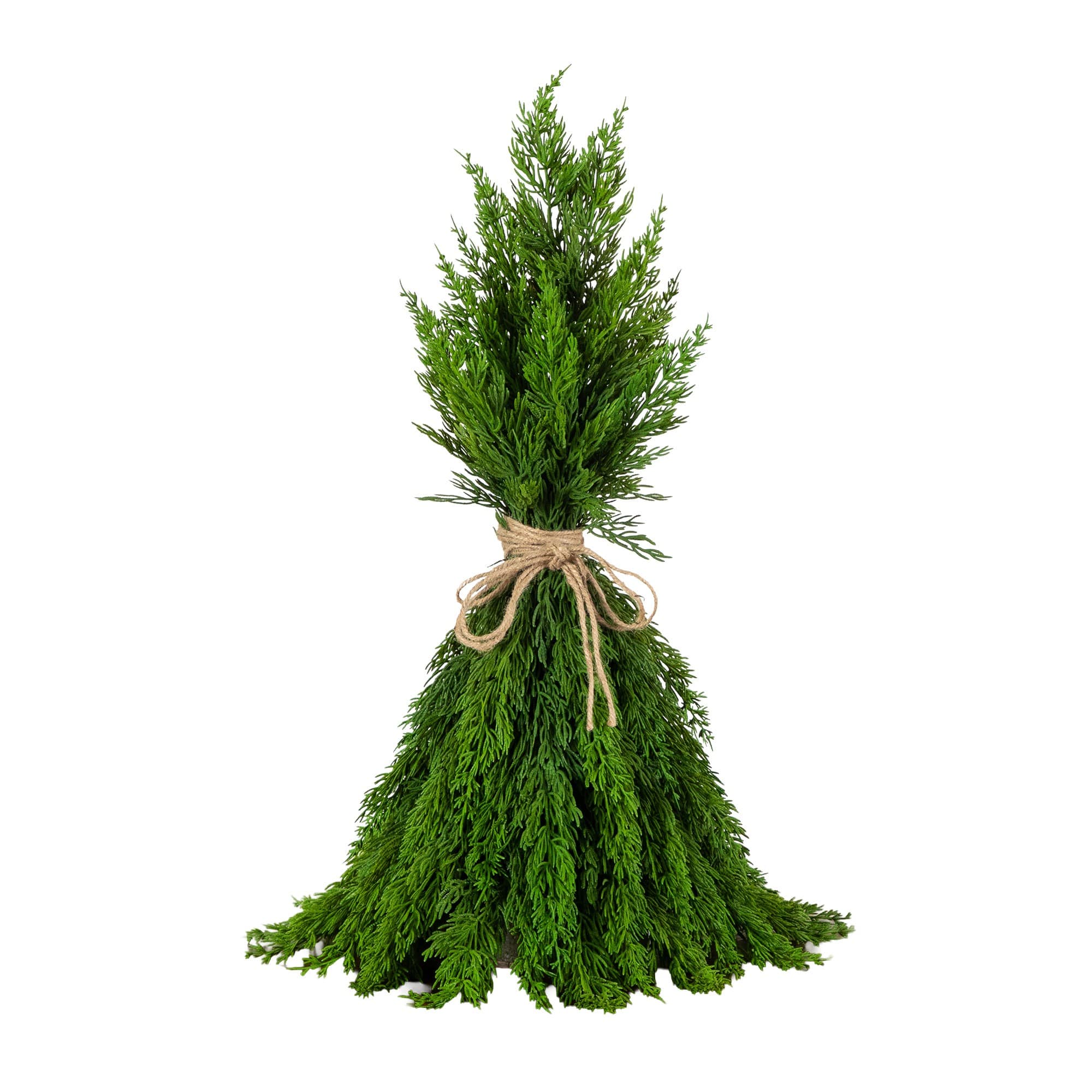 Nearly Natural 23" Green Real Touch Artificial Christmas Cypress Standing Bundle | Michaels®