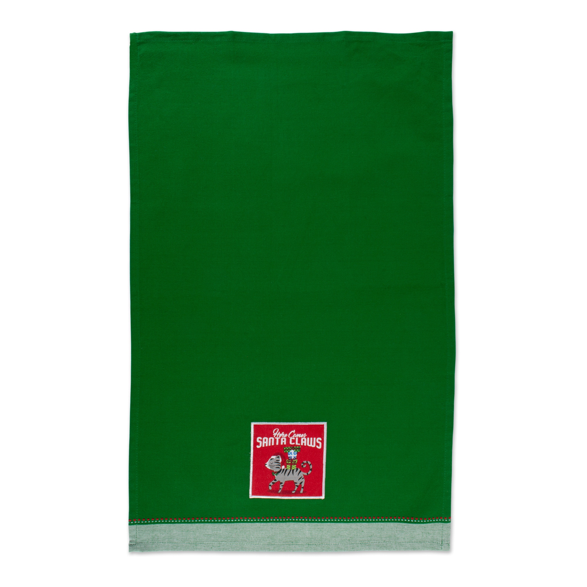 DII® Christmas Kitty Embellished Dishtowel Set