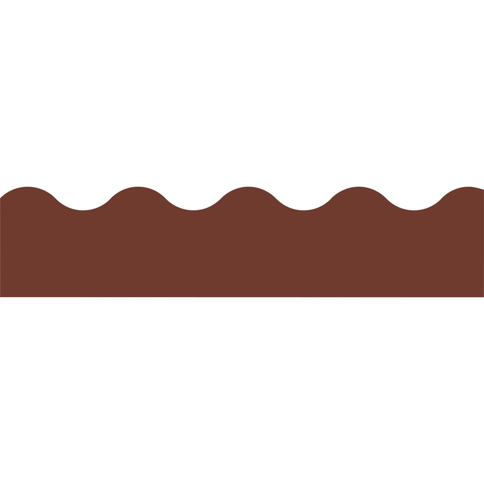 Trend Enterprises® Terrific Trimmers® Chocolate Brown Border, 39ft.