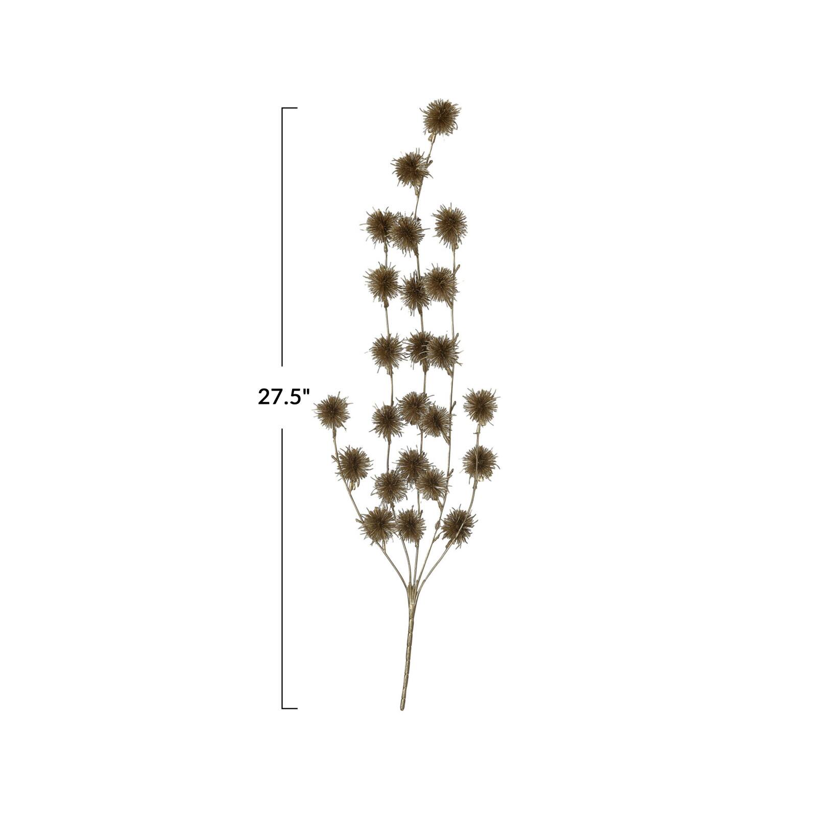 Hello Honey® 27.5" Gold Faux Flower Pick Pod Spray
