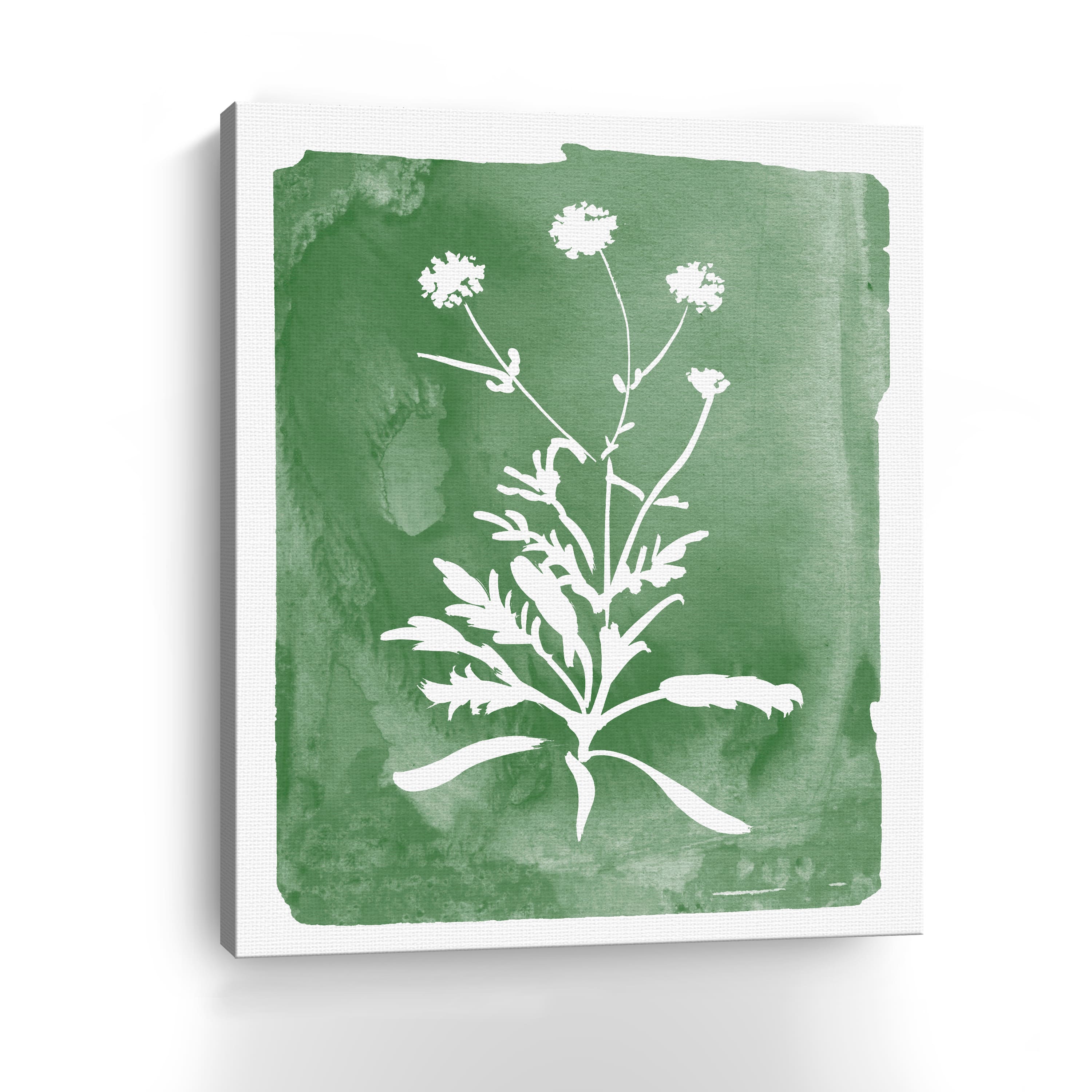 Green Botanical I Canvas Giclee