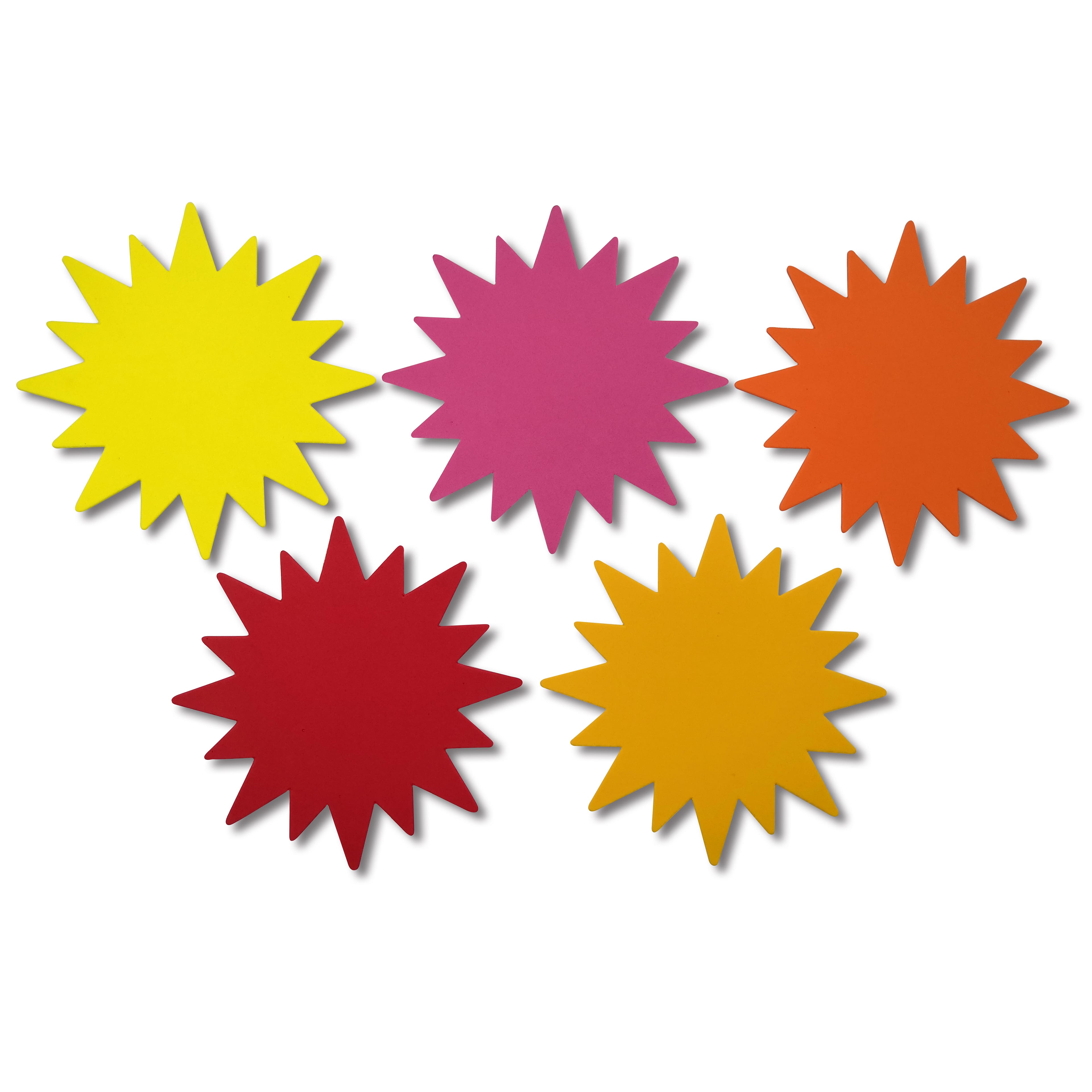 12 Packs: 35 ct. (420 total) 6.5" Sun Foam Shapes by Creatology™
