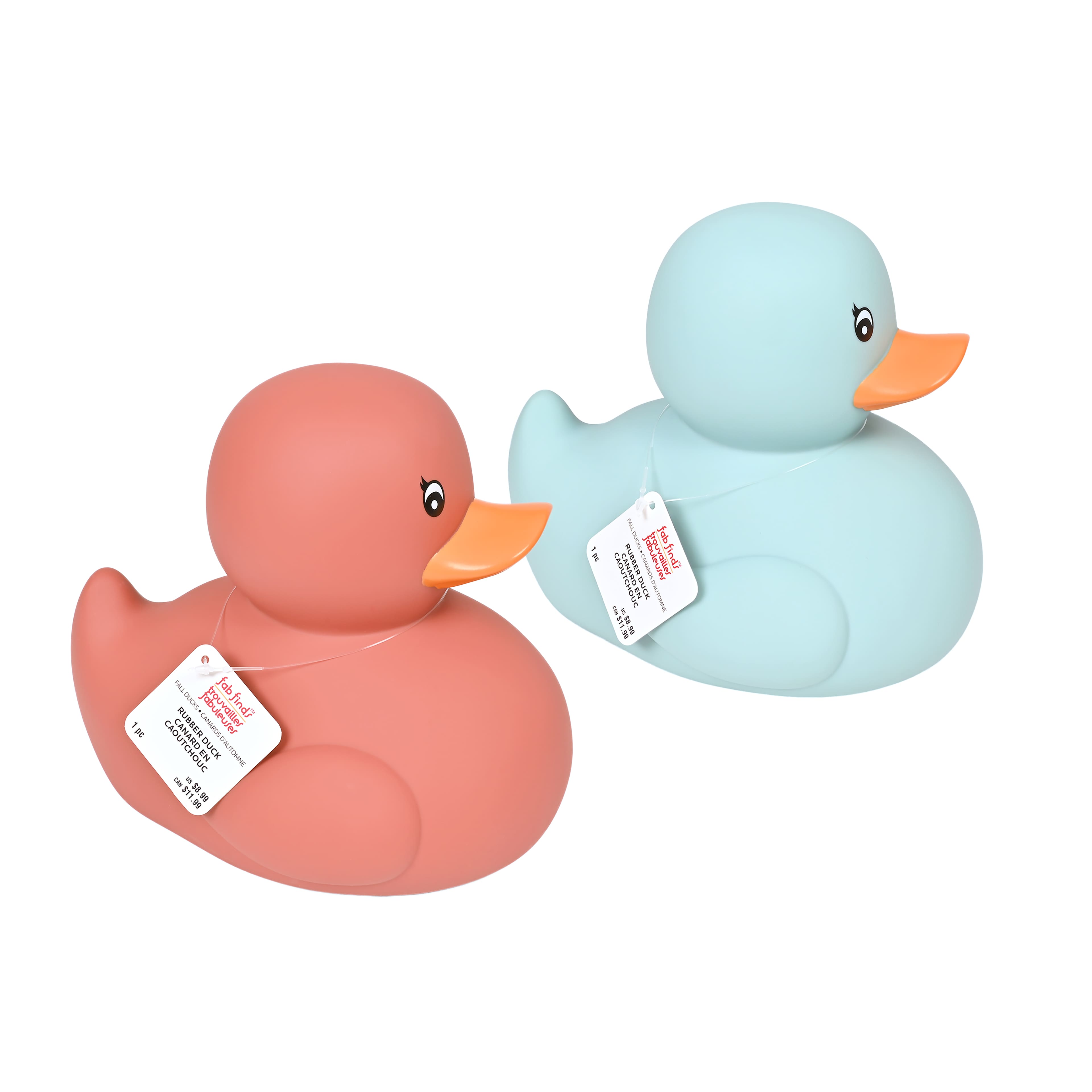 Assorted Fall 8" Rubber Duck, 1pc. by Fab Finds™