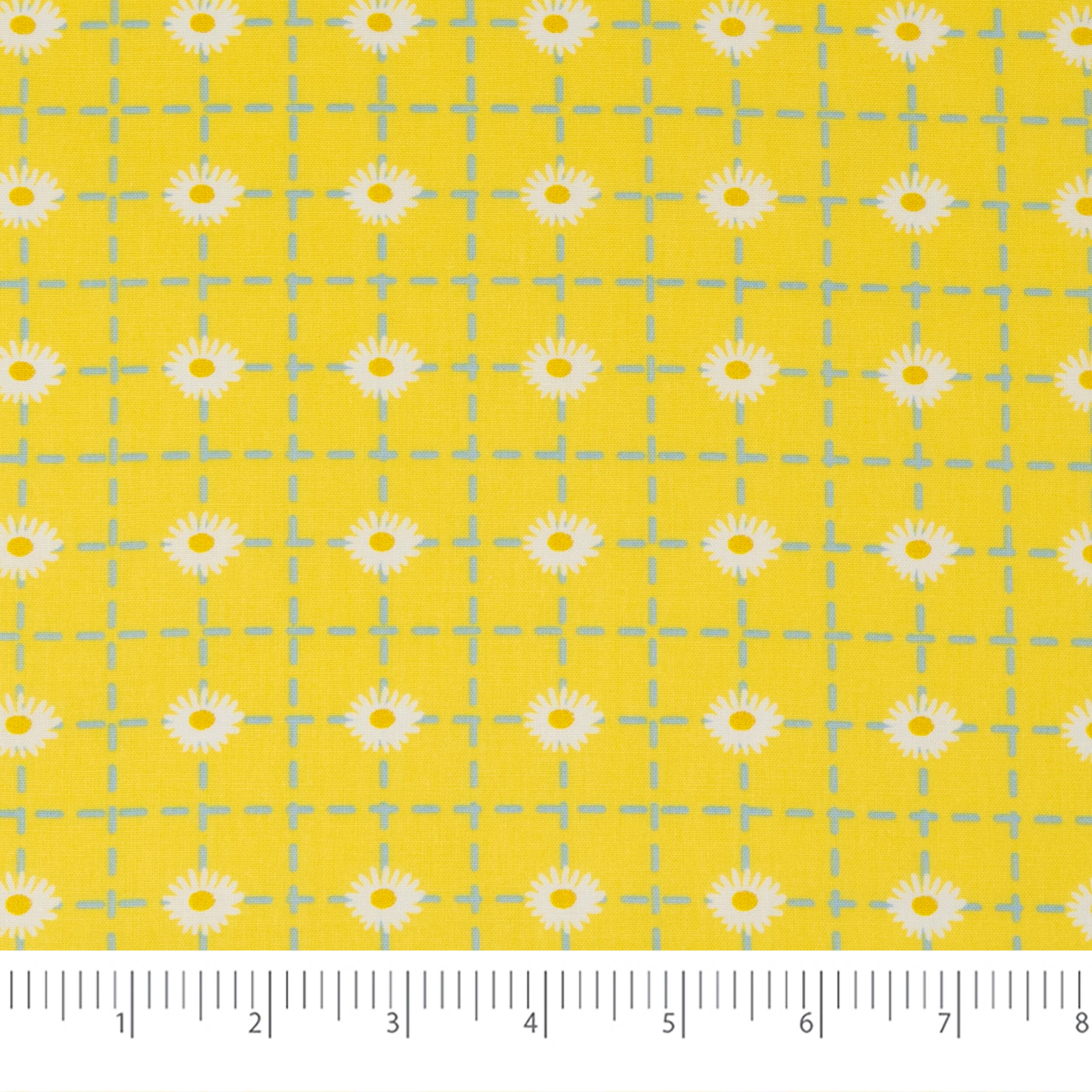 SINGER 10" x 10" Daisies Gnomes Square Cotton Fabric Premium Packs