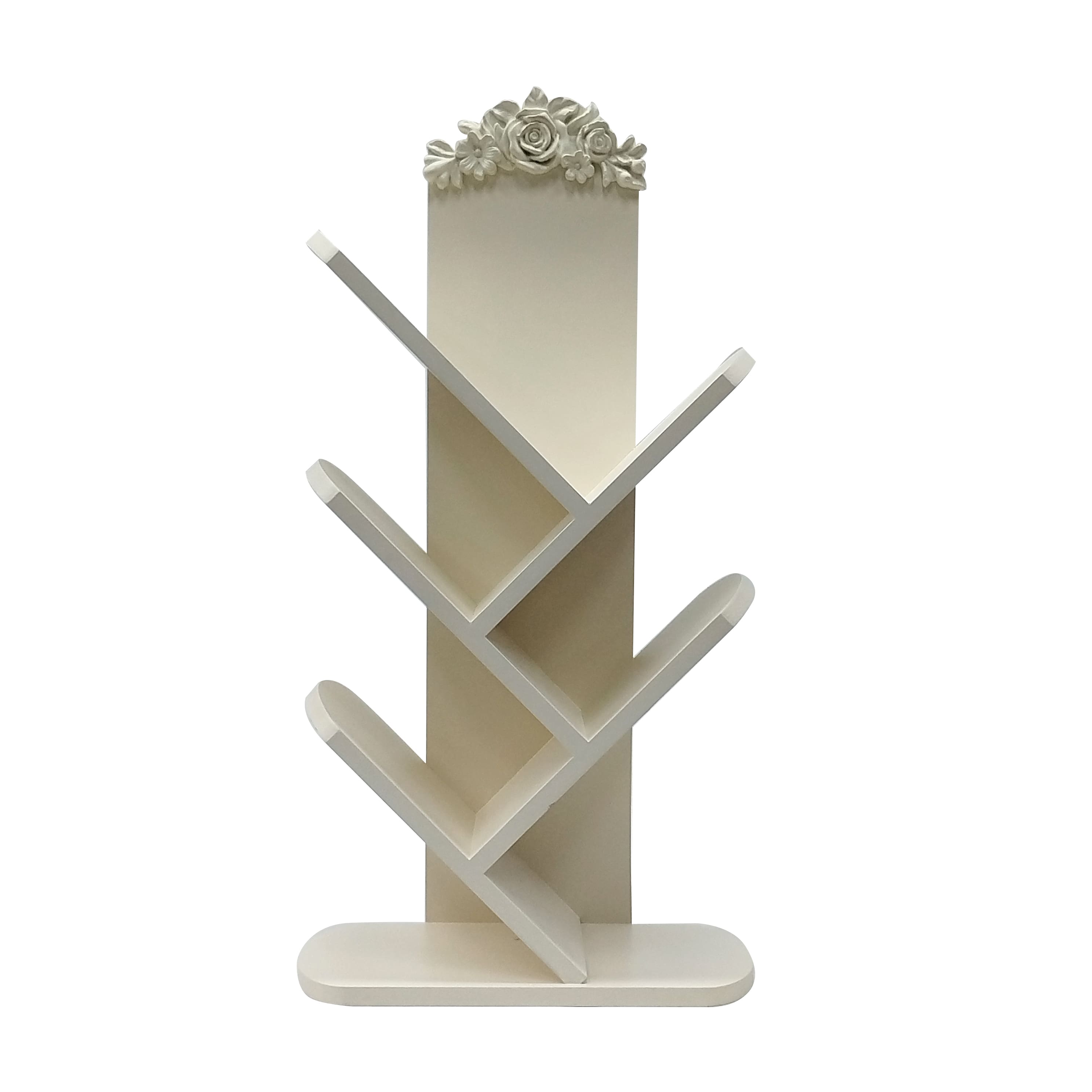 23.75" White Book Rack Tabletop Décor by Ashland®