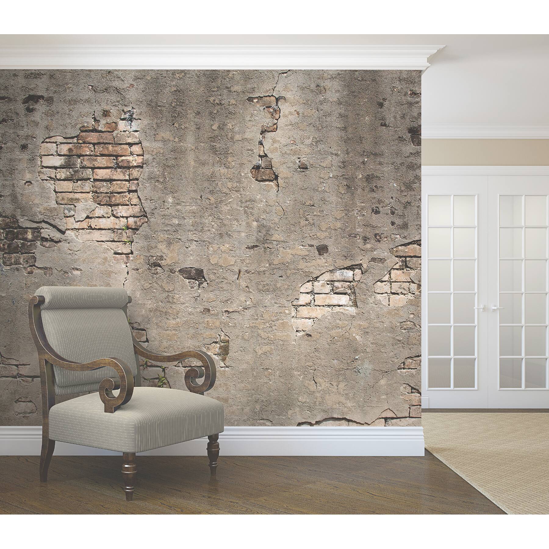 Wall Rogues Broken Concrete Wall Mural
