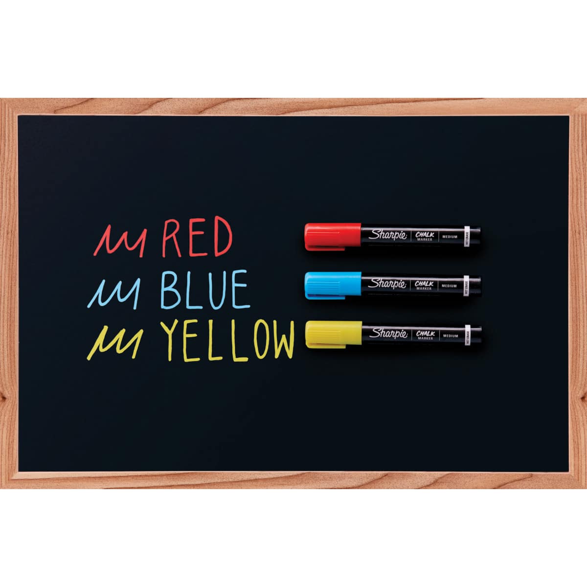 8 Packs: 3 ct. (24 total) Sharpie® Primary Medium Point Wet Erase Chalk Markers