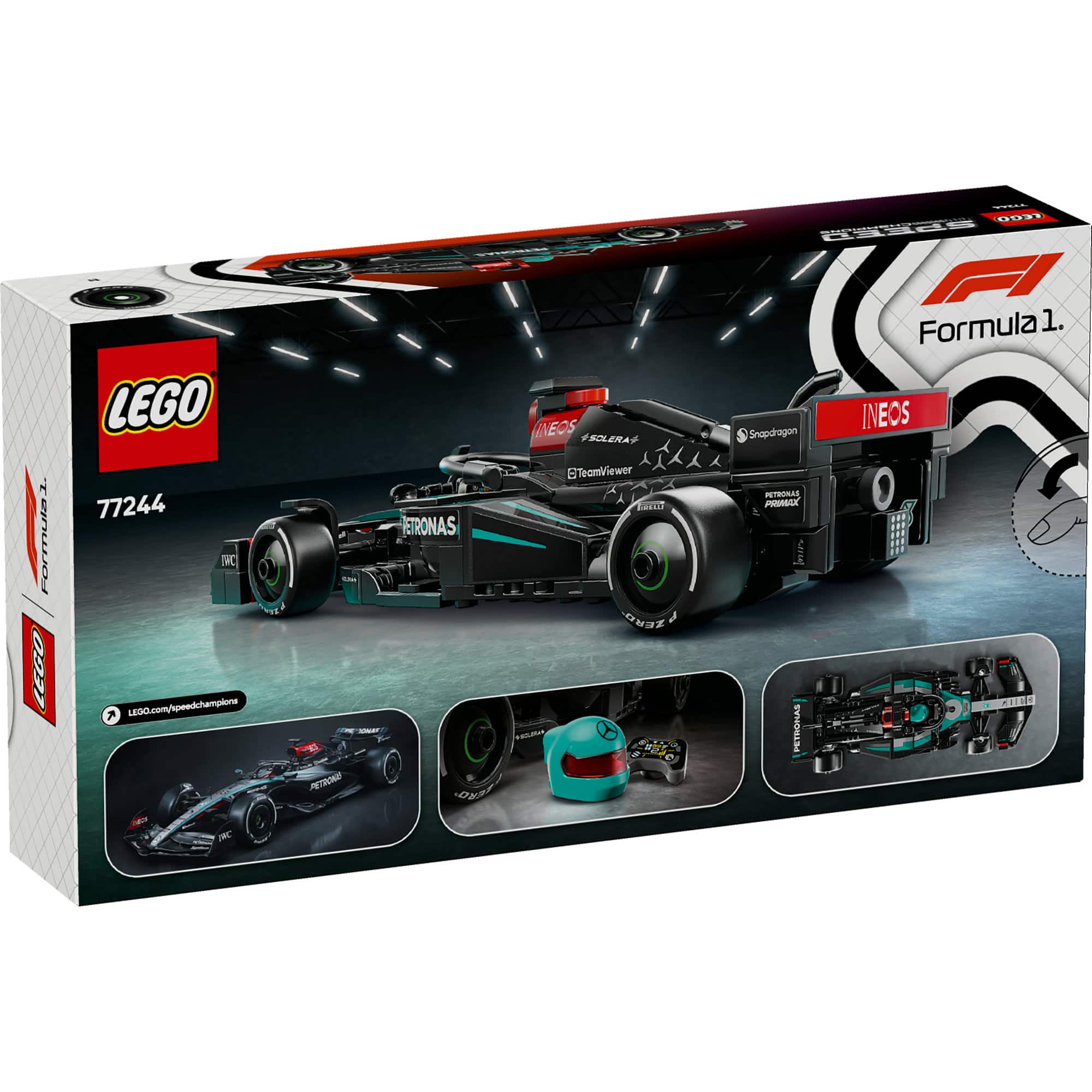 LEGO® Speed Champions Mercedes-AMG F1® W15 Race Car Toy Vehicle 77244