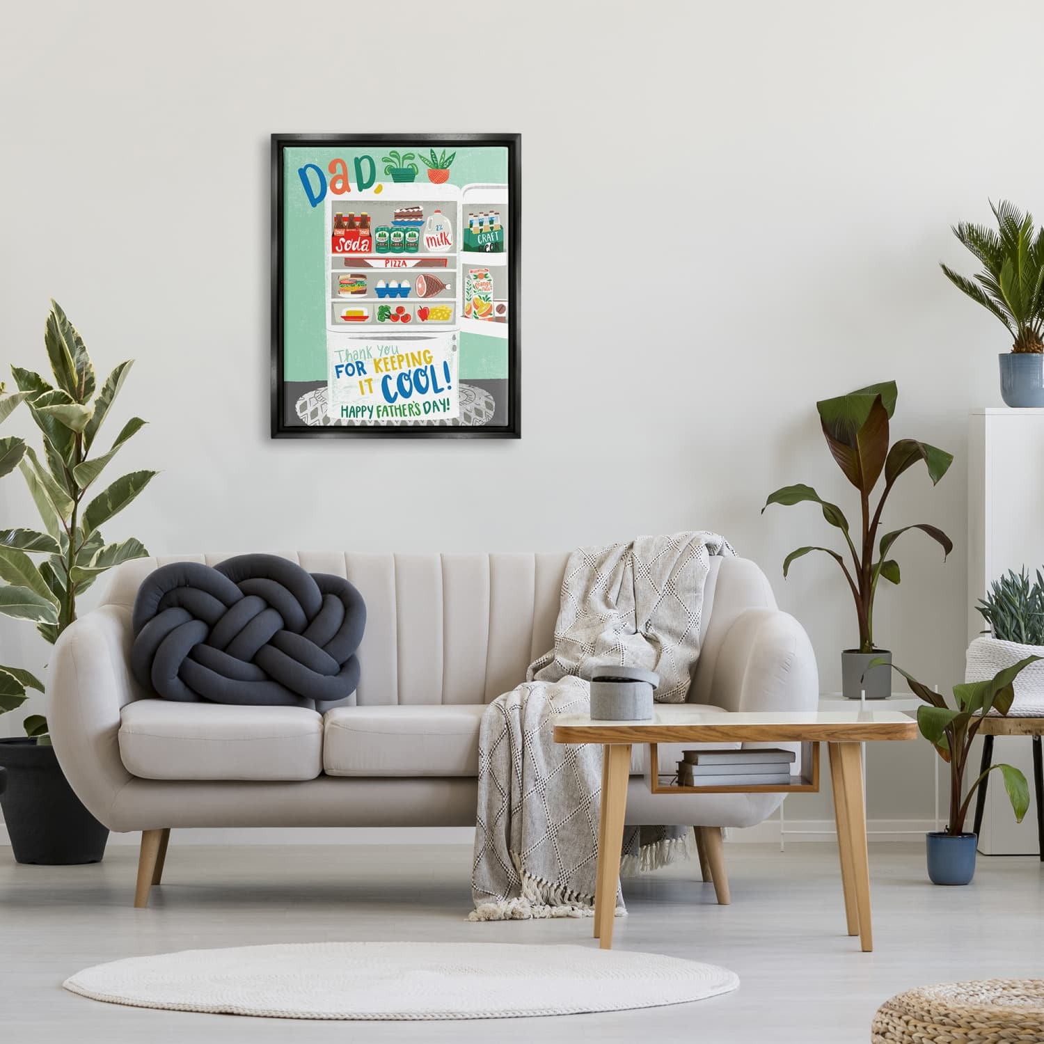 Stupell Industries Keeping It Cool Father's Day Floater Framed Art