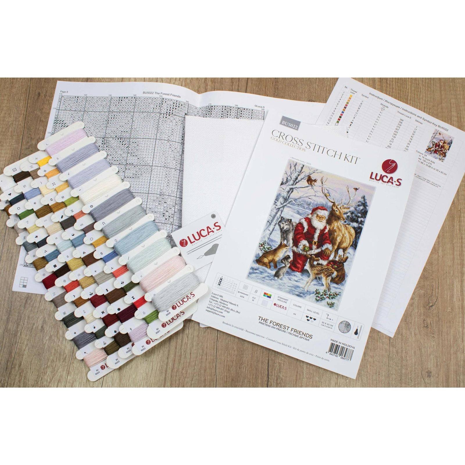 Luca-S The Forest Friends Counted Cross Stitch Kit