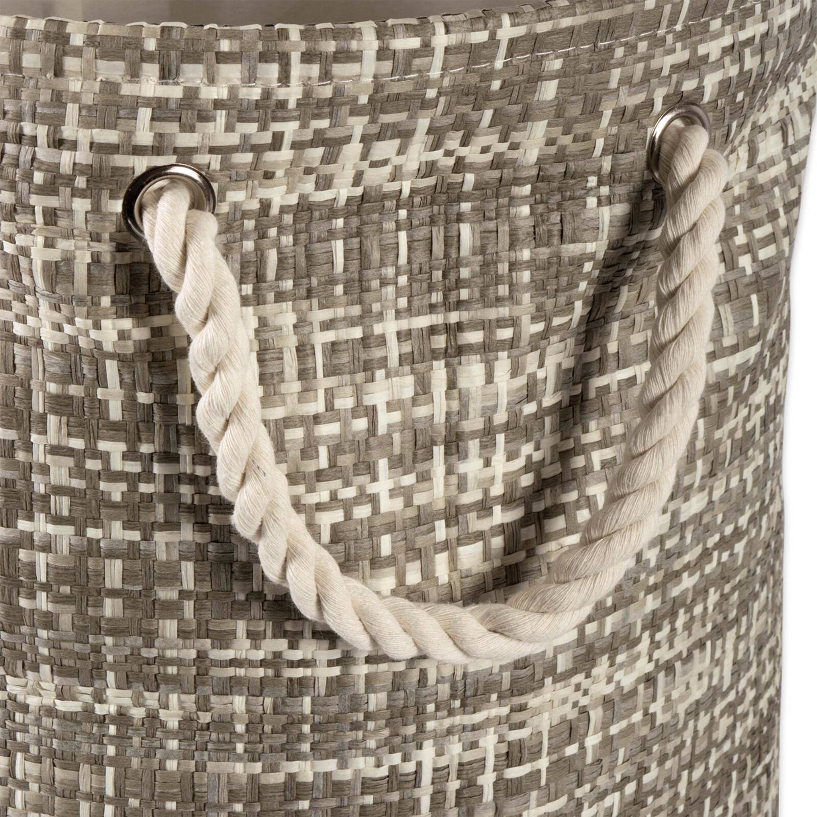 DII® Medium Tweed Round Paper Bin