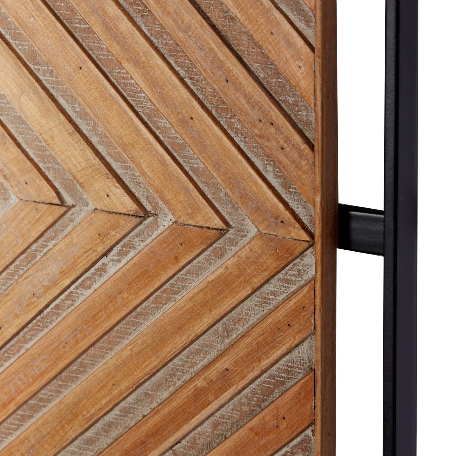 Set of 2 Brown Metal Farmhouse Wall Decor 32", 12"