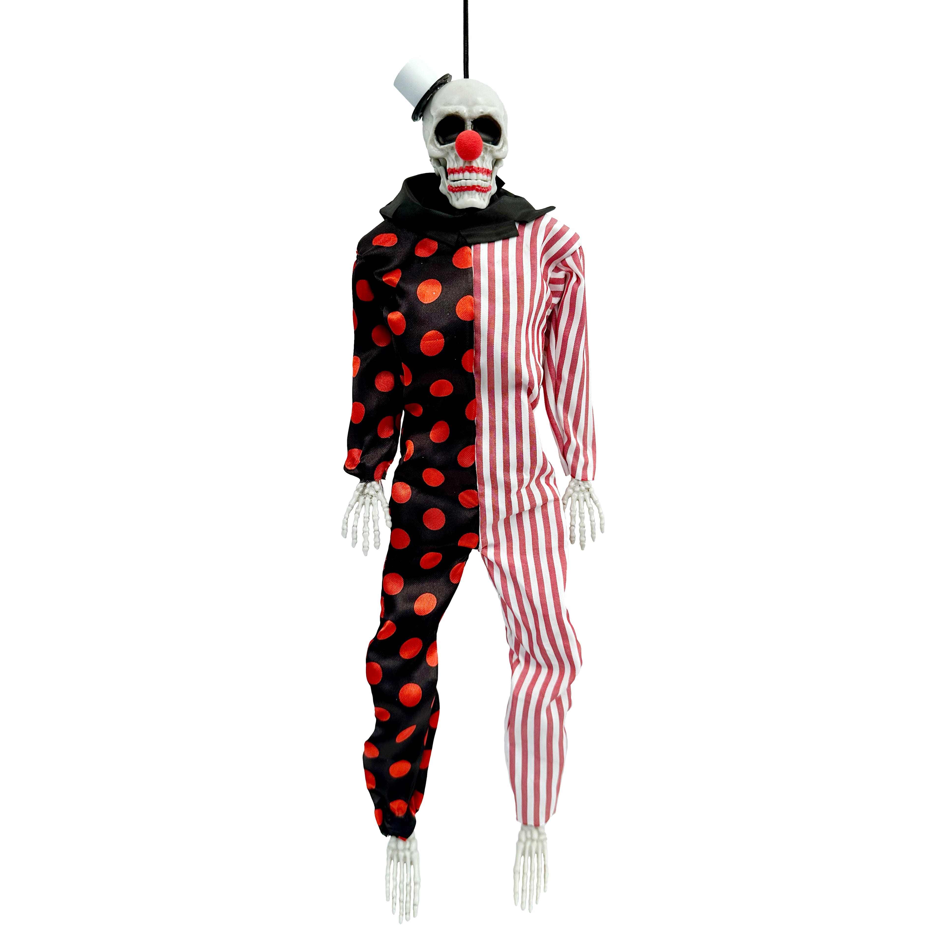 16" Hanging Clown Skeleton by Ashland®