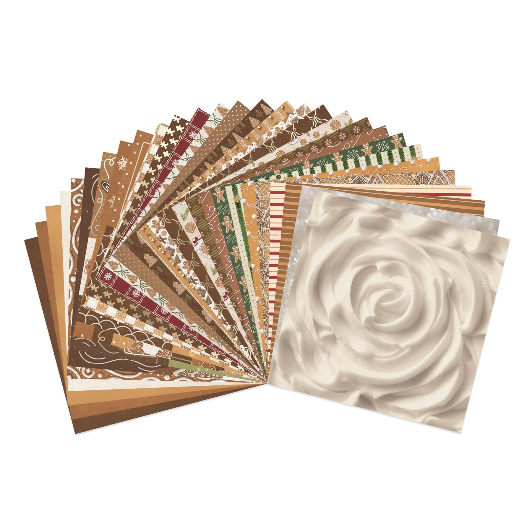 12" x 12" Gingerbread Cardstock Paper Pad by Recollections™, 58 Sheets