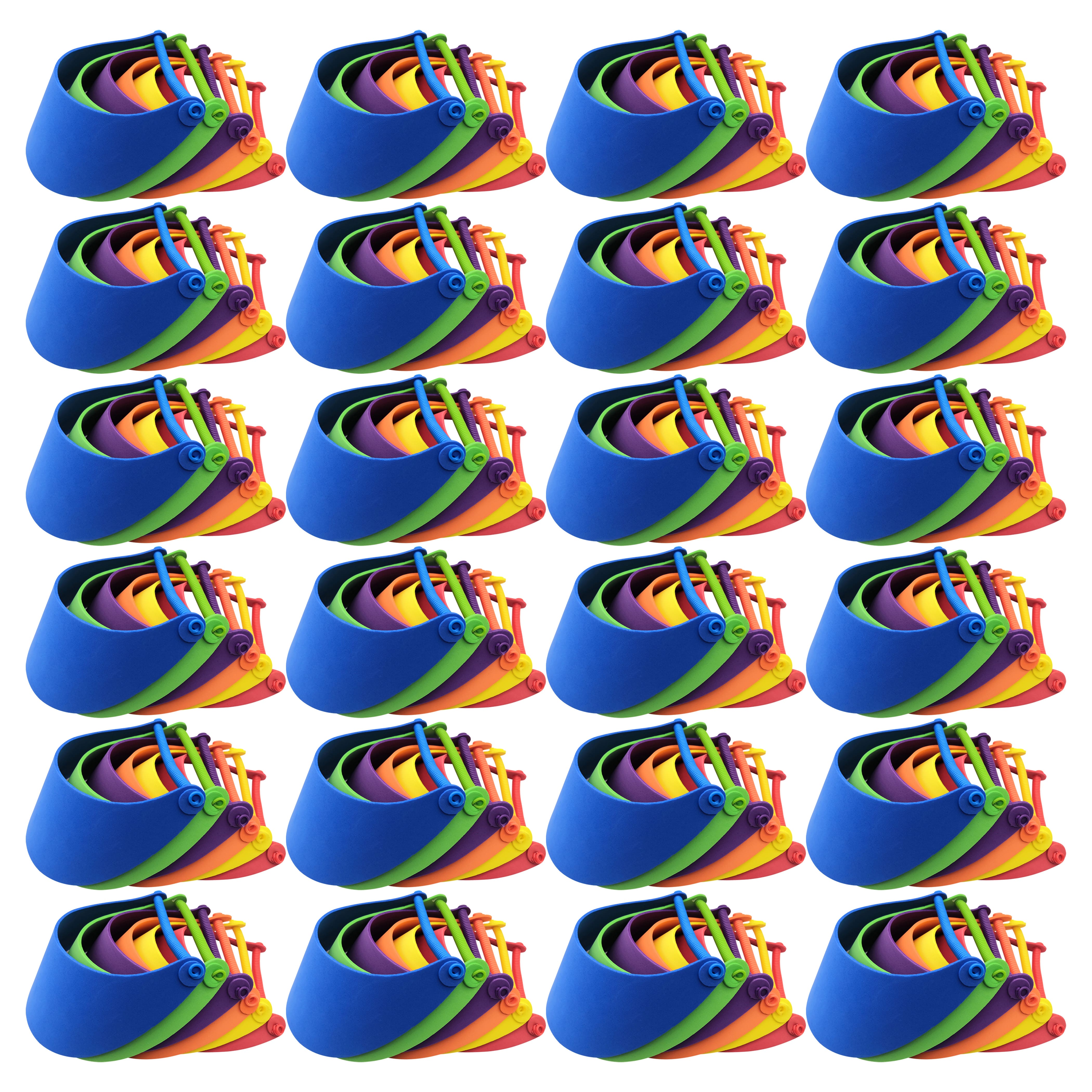 24 Packs: 6 ct. (144 total) Foam Visors by Creatology™