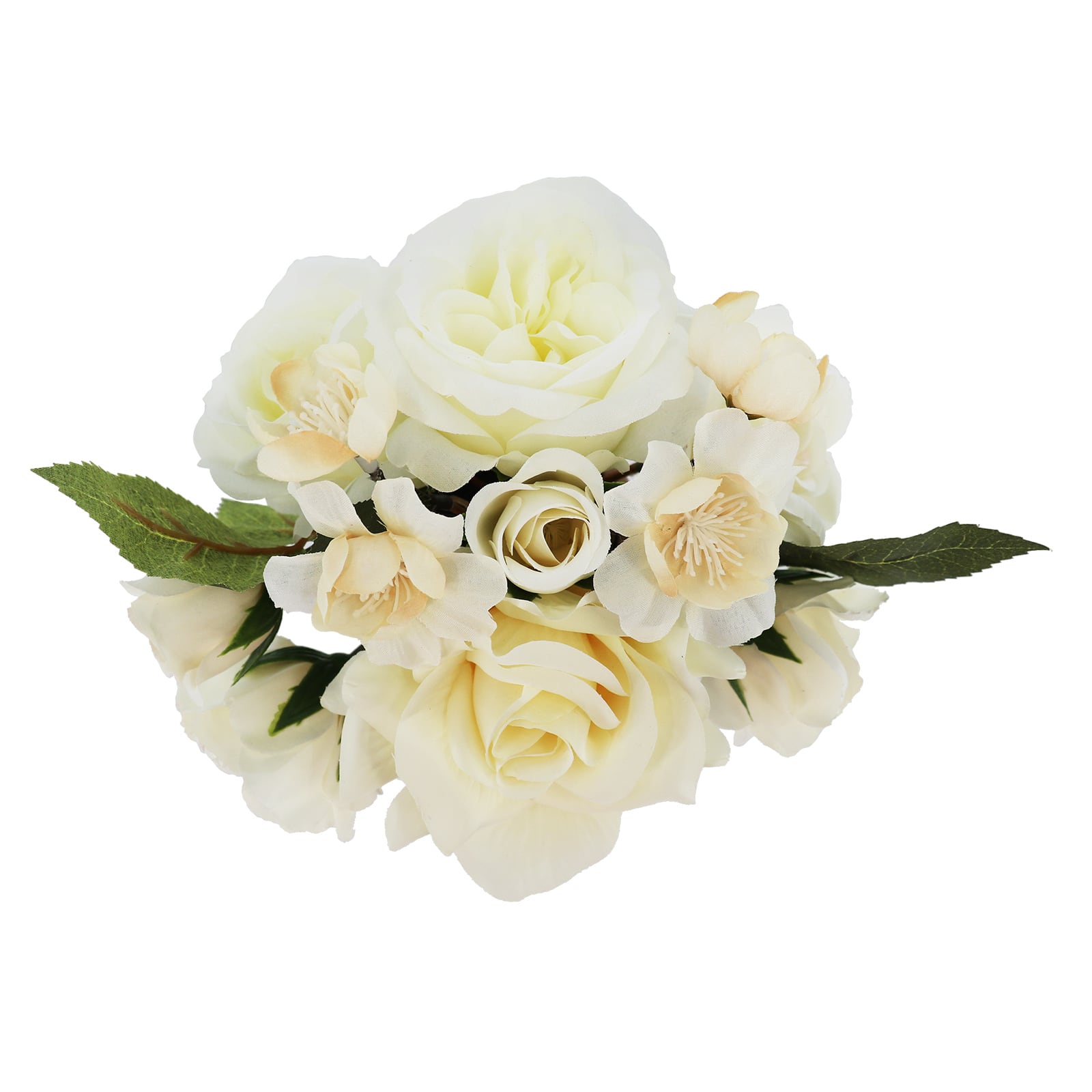 10" White Rose Ceramic Vase Tabletop Décor by Ashland®