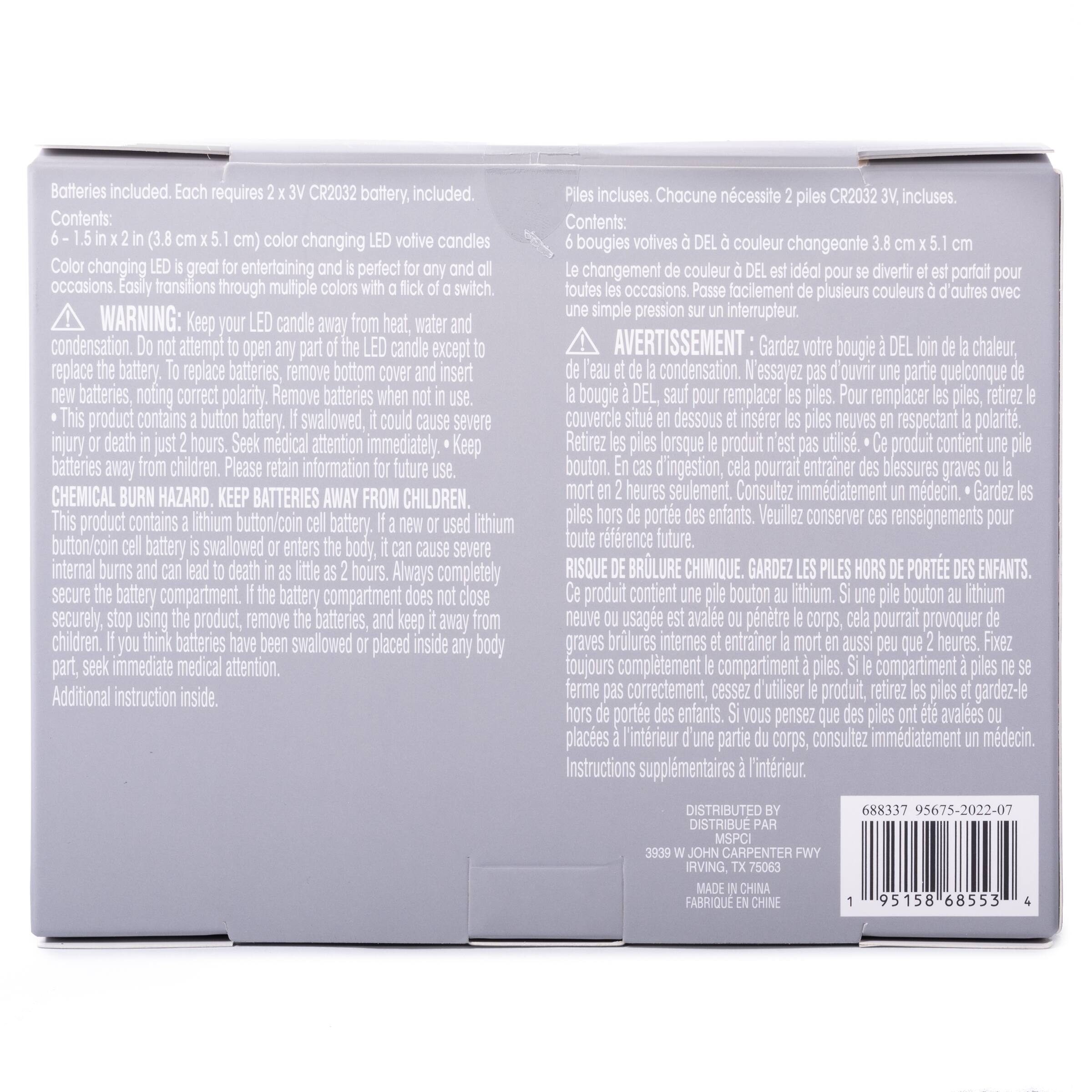 8 Packs: 6 ct. (48 total) Color Changing LED Votive Candles Set by Ashland®