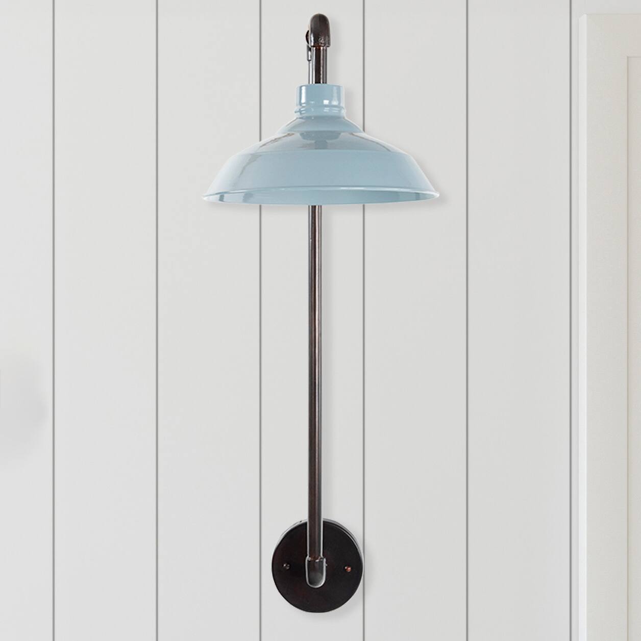 Hello Honey® 33" Metal Wall Sconce with Round Shade