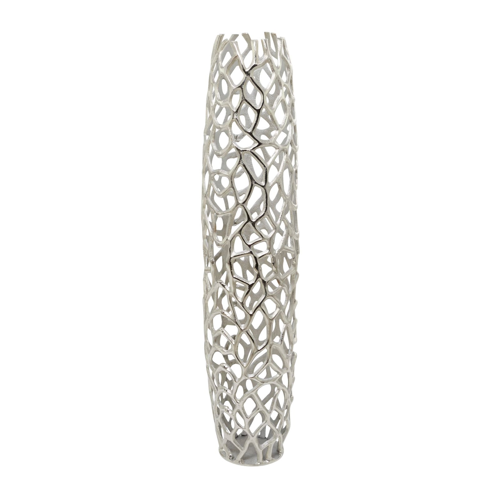 Aluminum Coral Contemporary Vase
