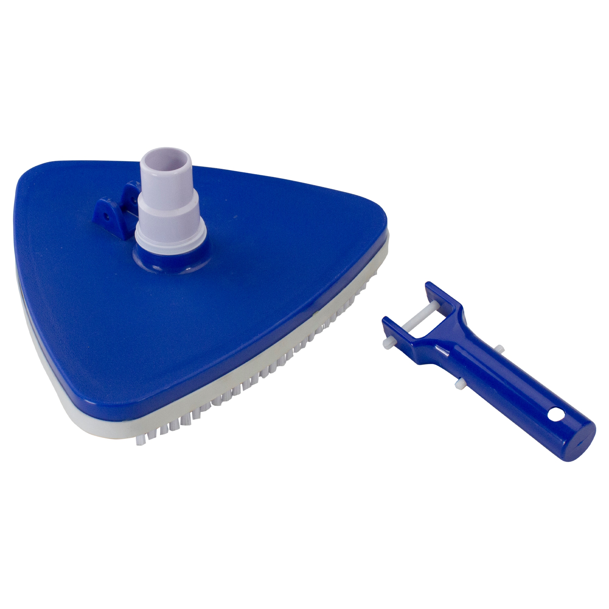 Pool Central 10.5" Triangular Weighted Swimming Pool Vacuum Head with Swivel Cuff