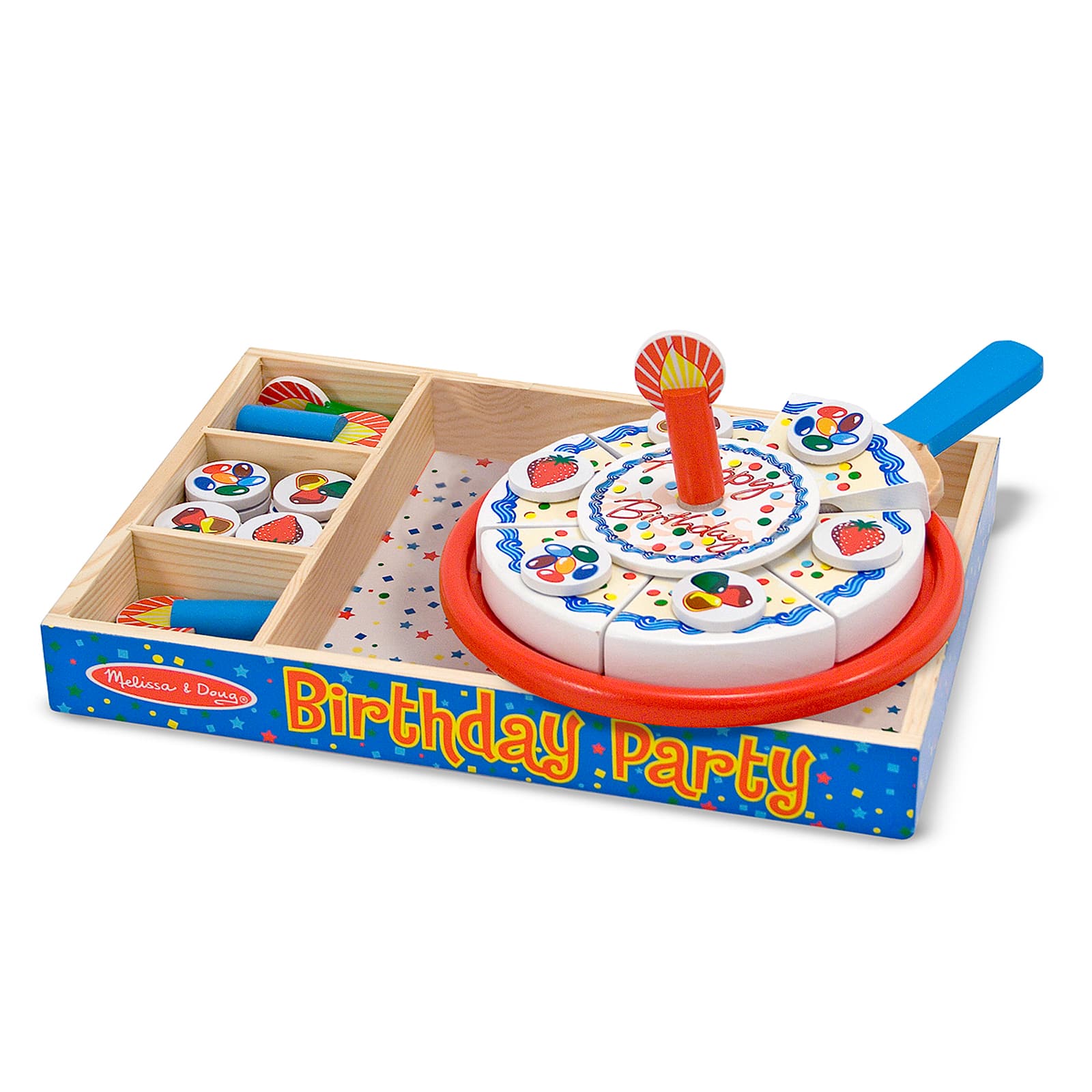 Melissa & Doug® Birthday Party Wooden Play Food | Michaels®