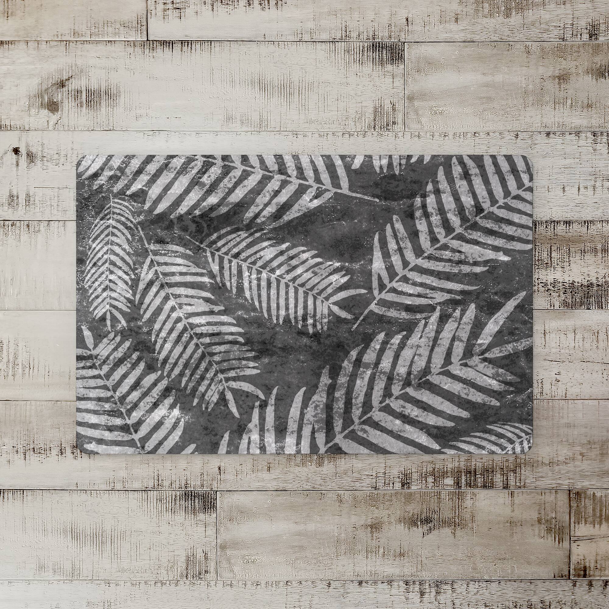 Sketched Fern Pattern 27" x 18" Floor Mat