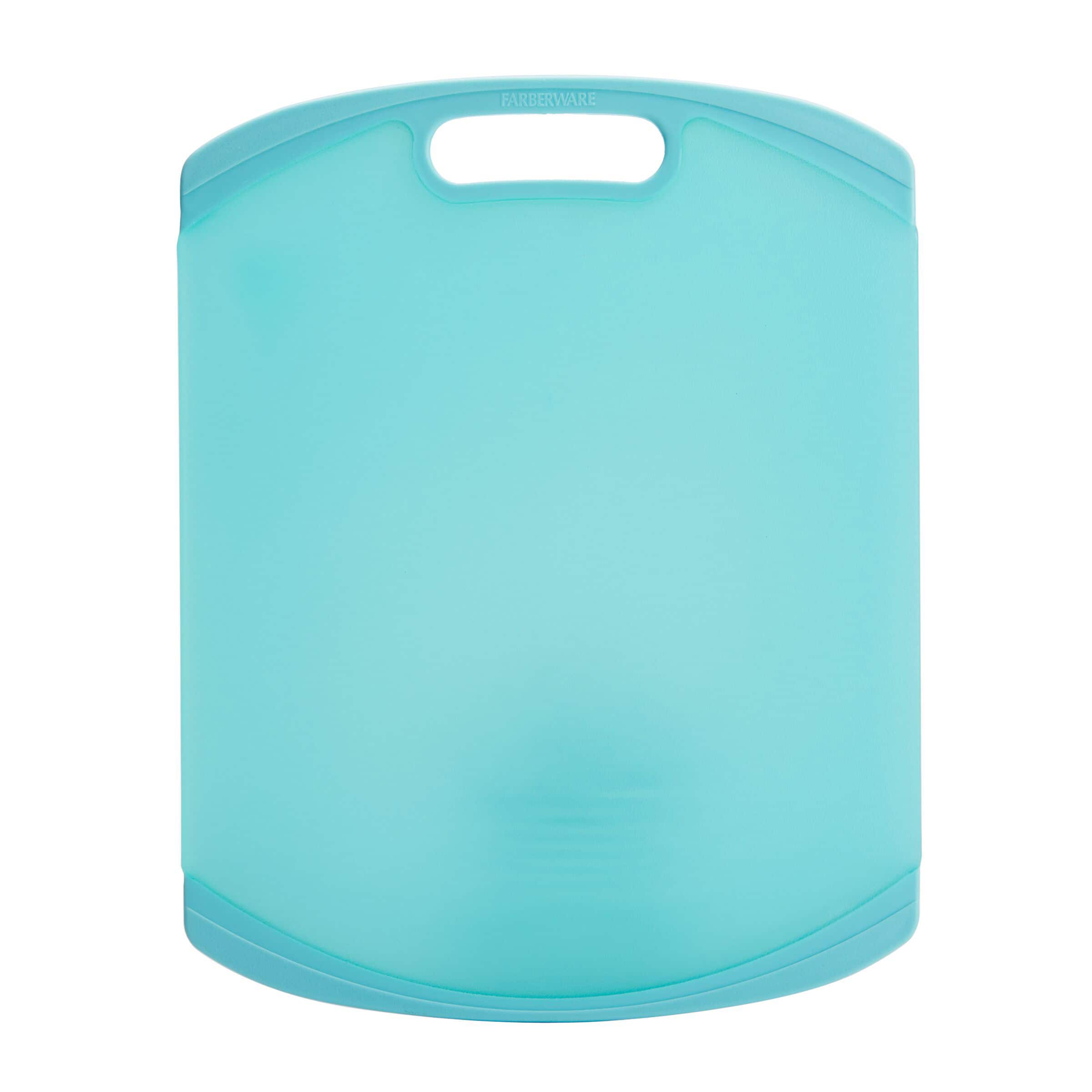 Farberware 14" Translucent Aqua Nonslip Poly Board