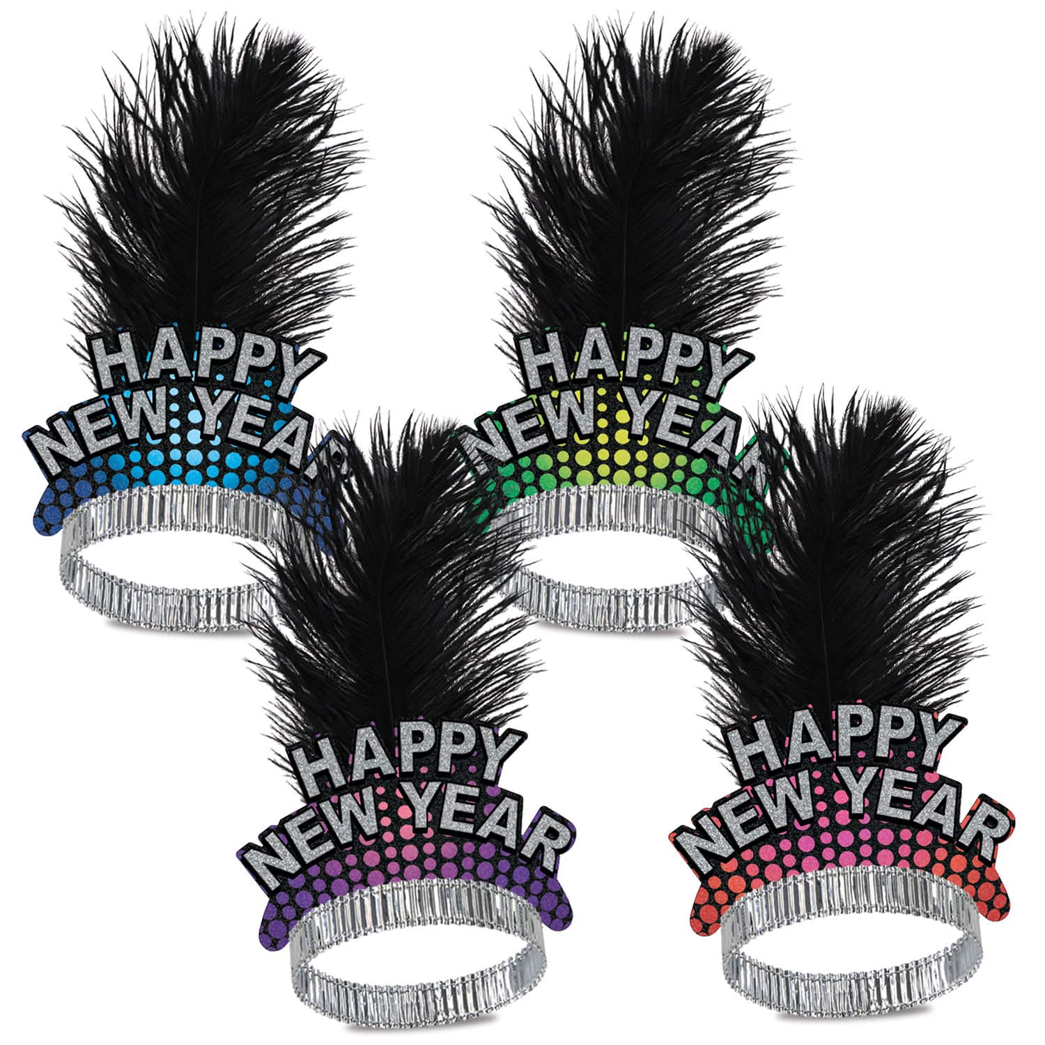 Beistle Cheers To The New Year Tiaras, 50ct.
