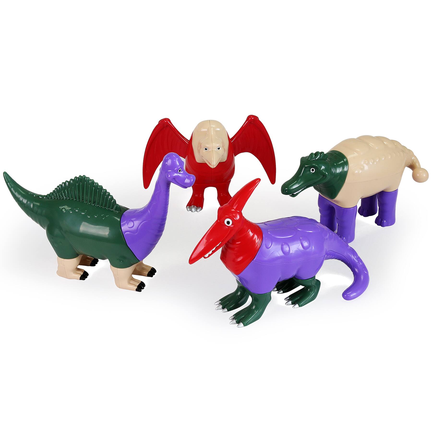 Popular Playthings® Magnetic Mix or Match® Dinosaur Version 2 Play Set