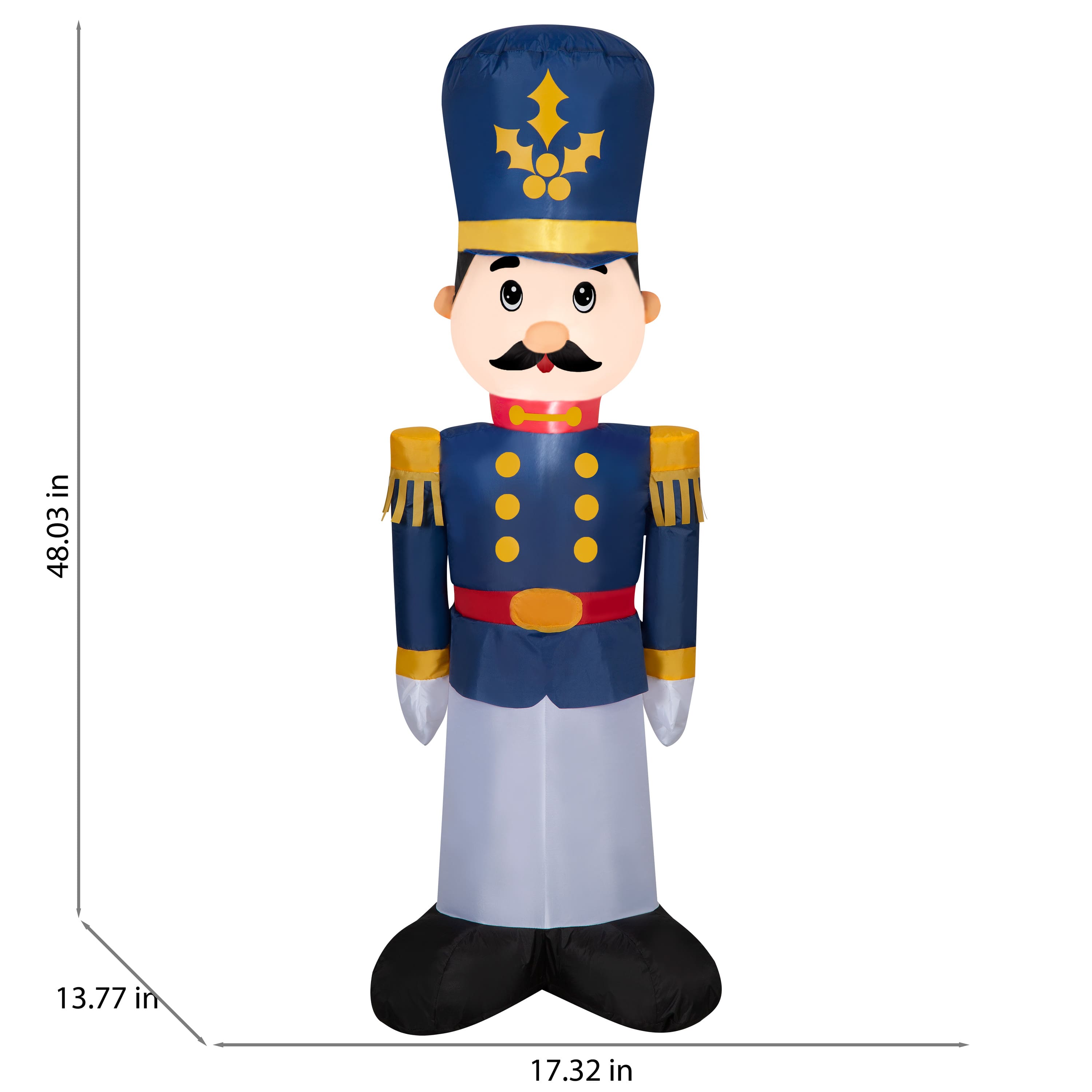 4ft. Airblown® Inflatable Christmas Toy Soldier