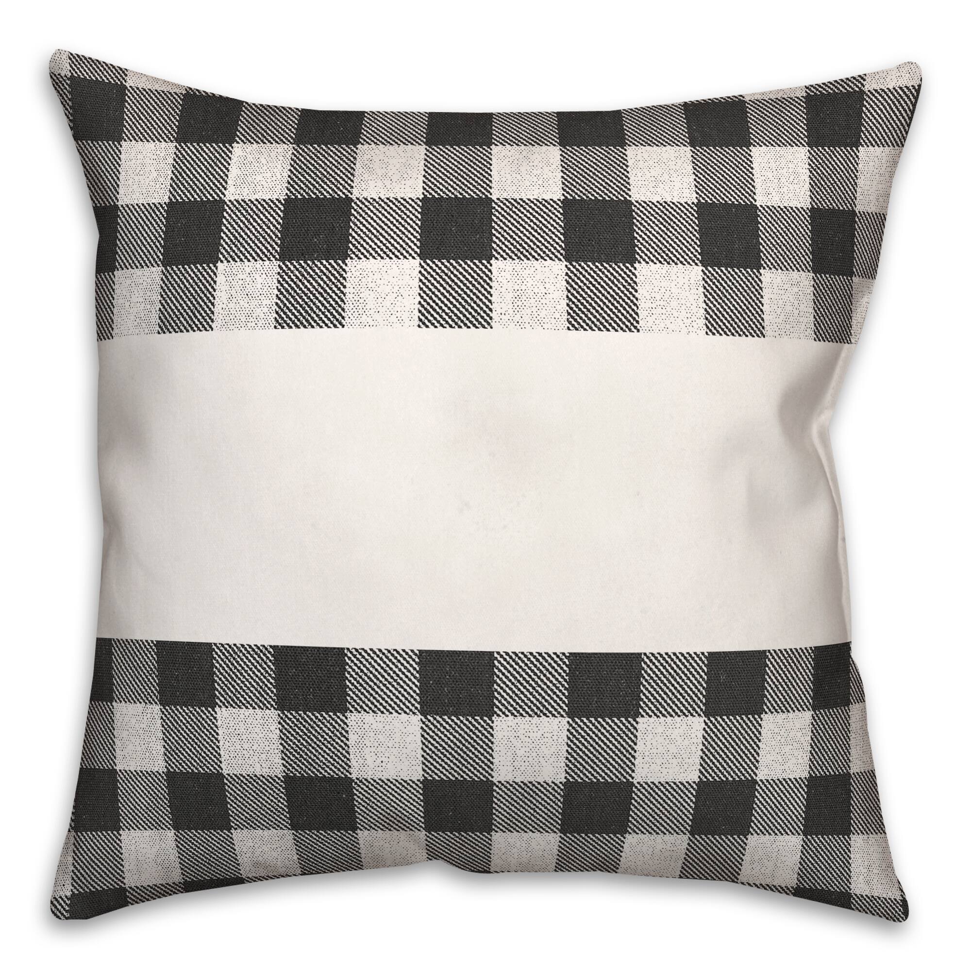 Joy Wreath Green 18x18 Throw Pillow