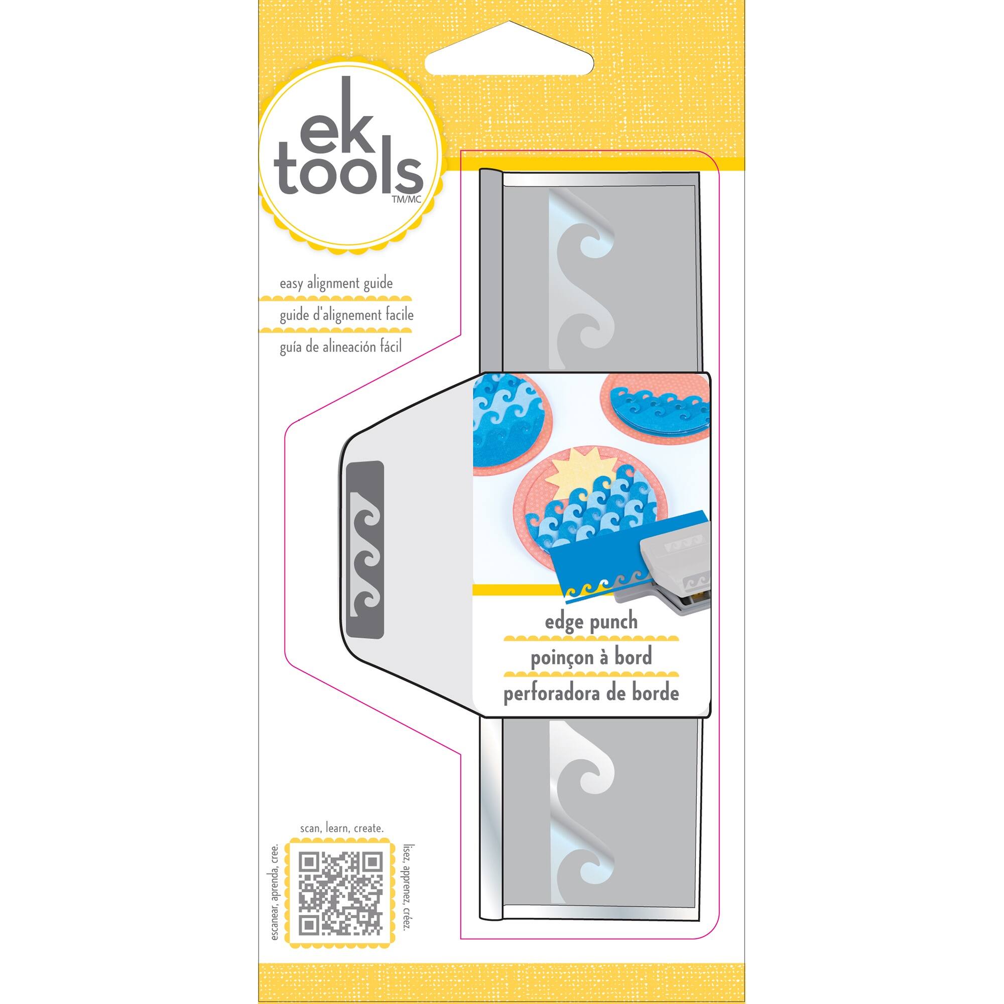 EK Tools 2" x 1" Tidal Waves Edge Punch