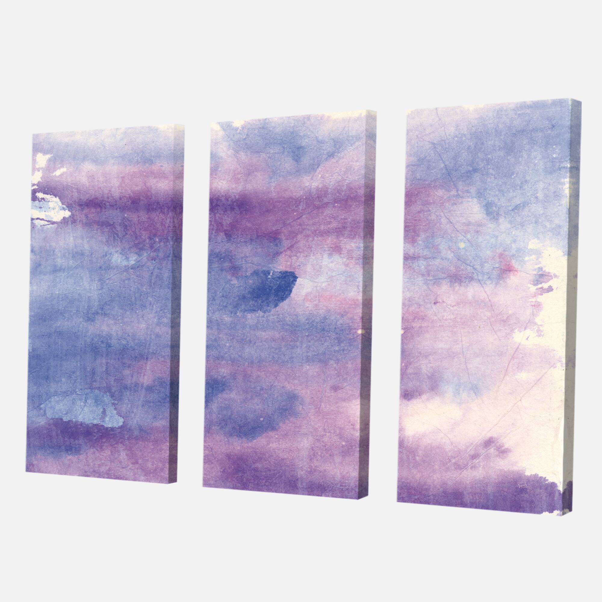 Designart - Watercolor Purple Haze II