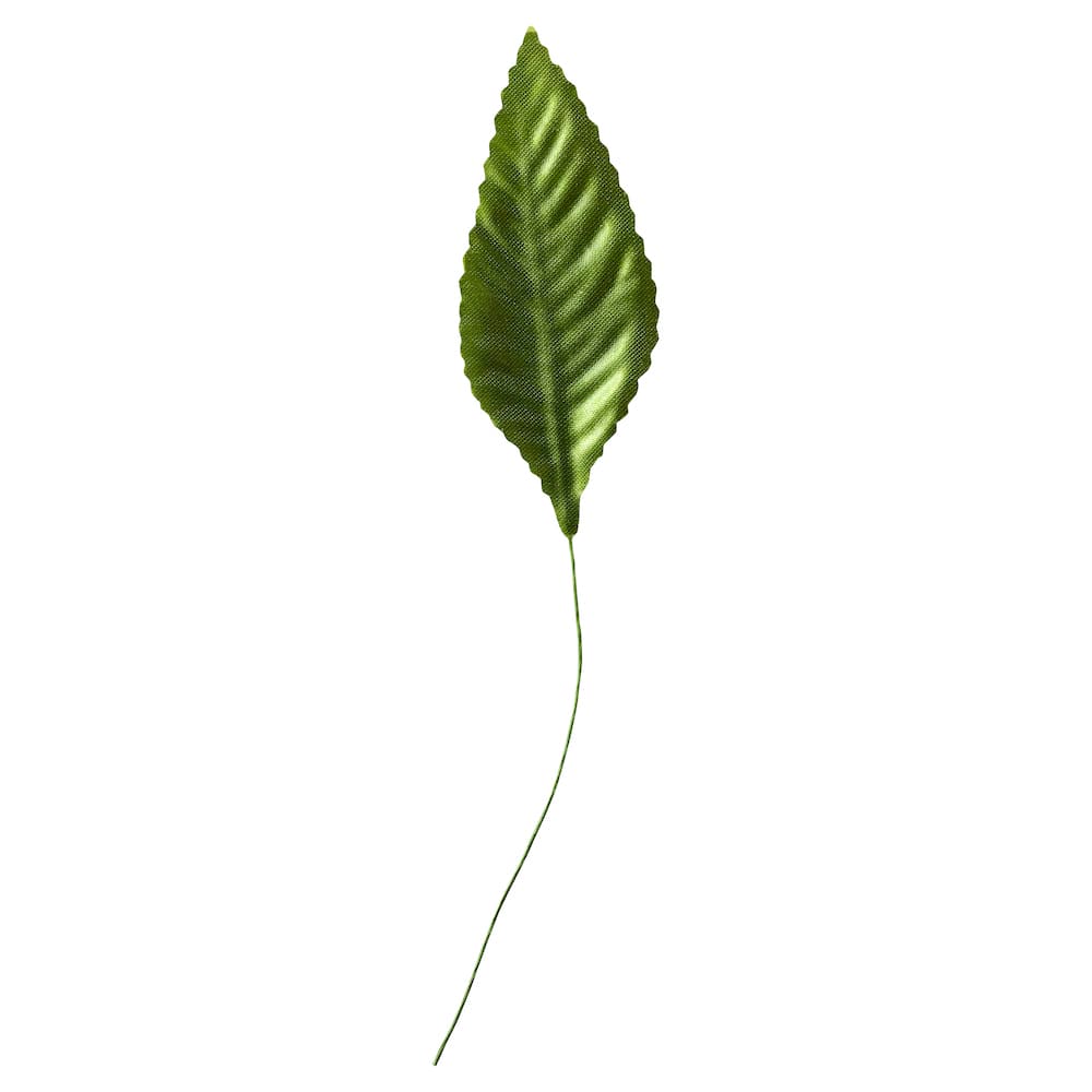 JAM Paper 3" Moss Green Corsage Leaf Stems, 100ct.