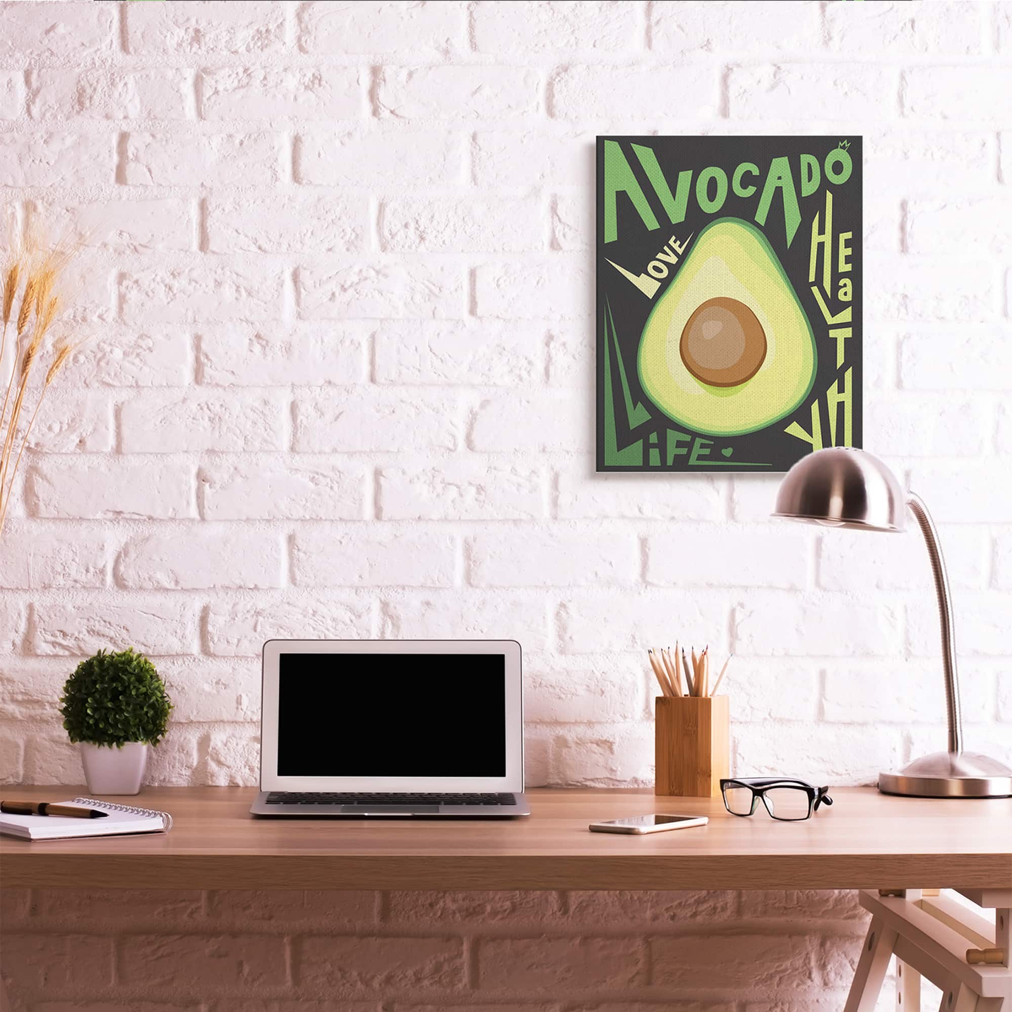 Stupell Industries Avocado Healthy Love Pop Wall Art