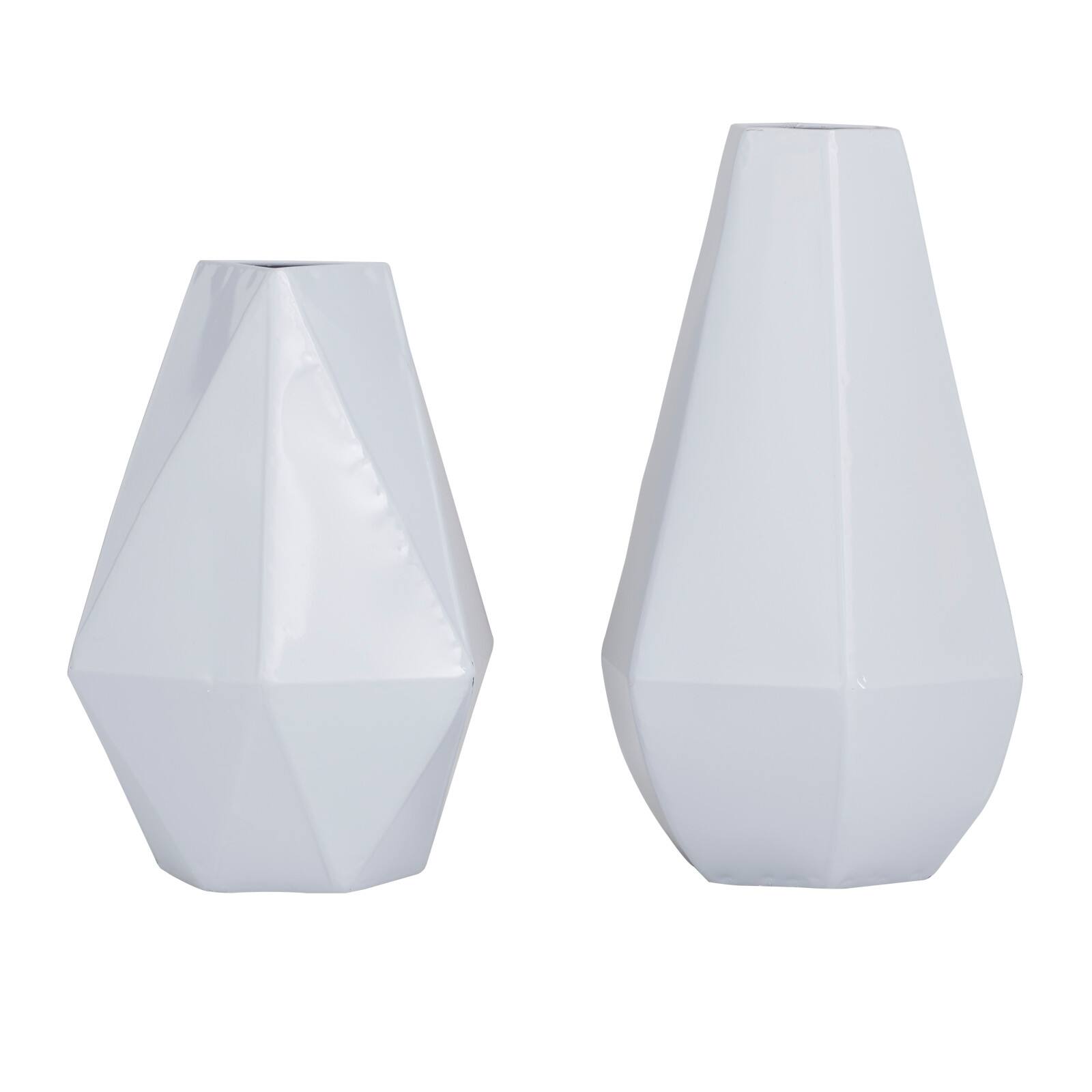CosmoLiving by Cosmopolitan Iron Contemporary Vase