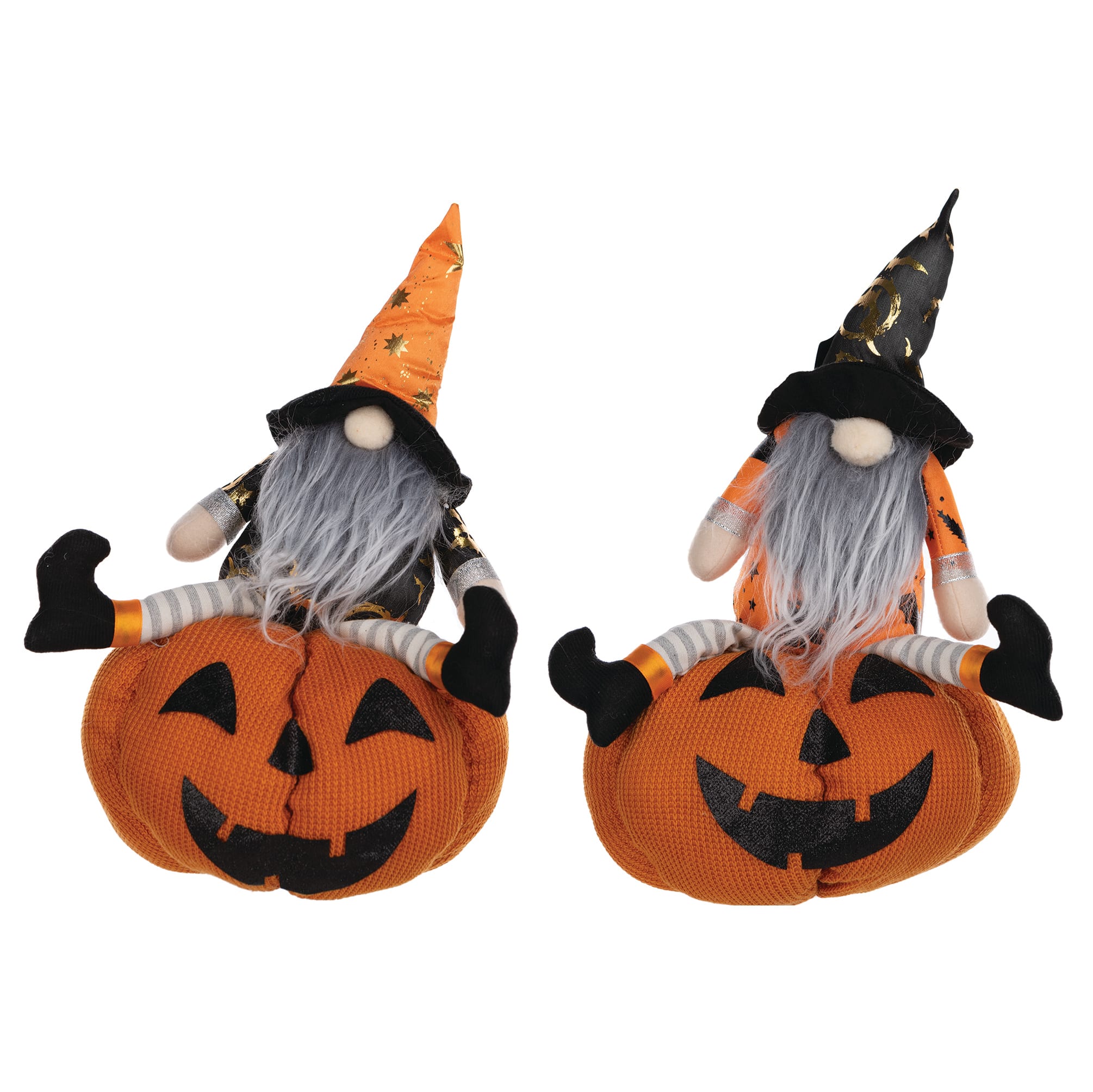 Melrose 14" Plush Halloween Gnome with Jack-o'-Lanterns Set | Michaels®