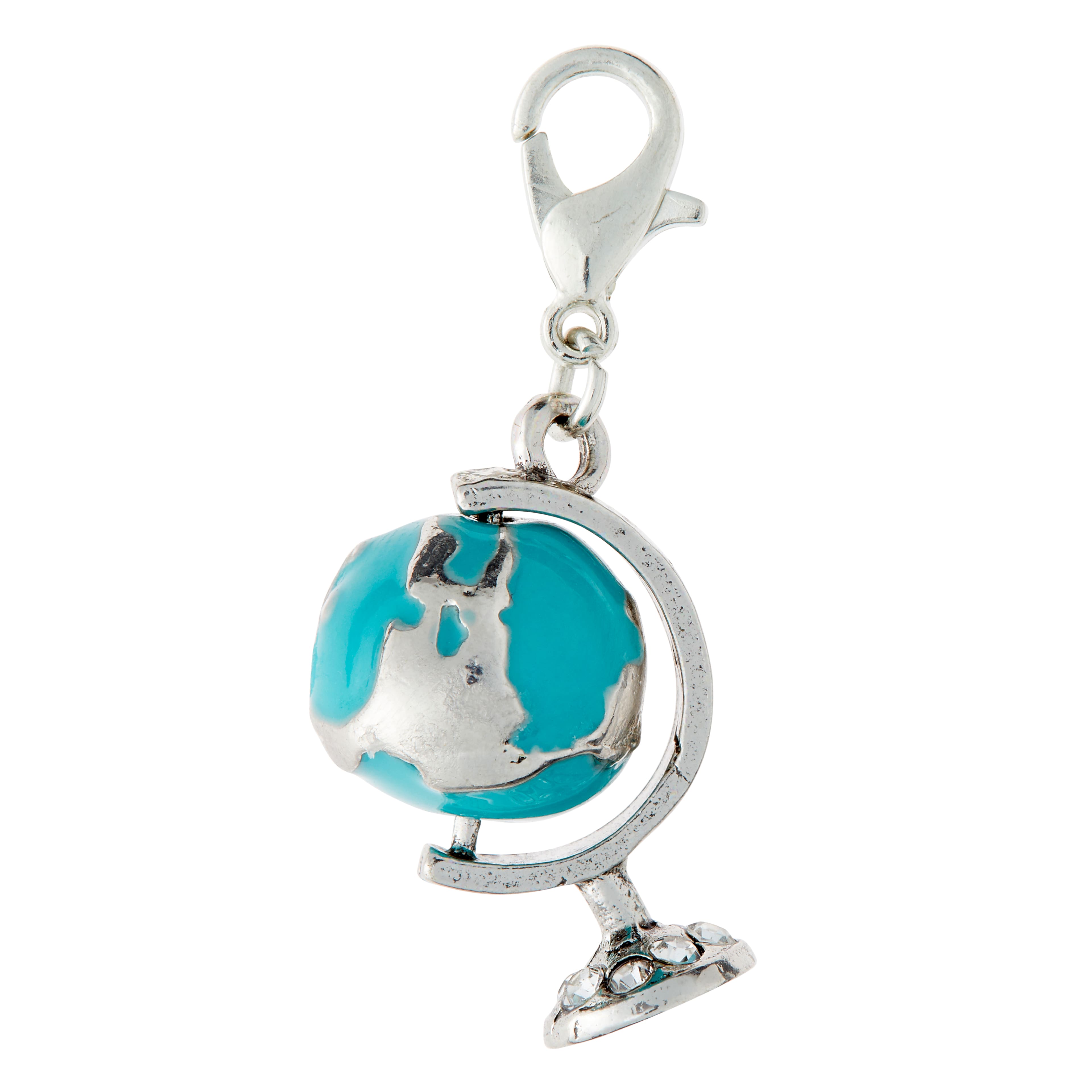 12 Pack: Globe Charm by Bead Landing™