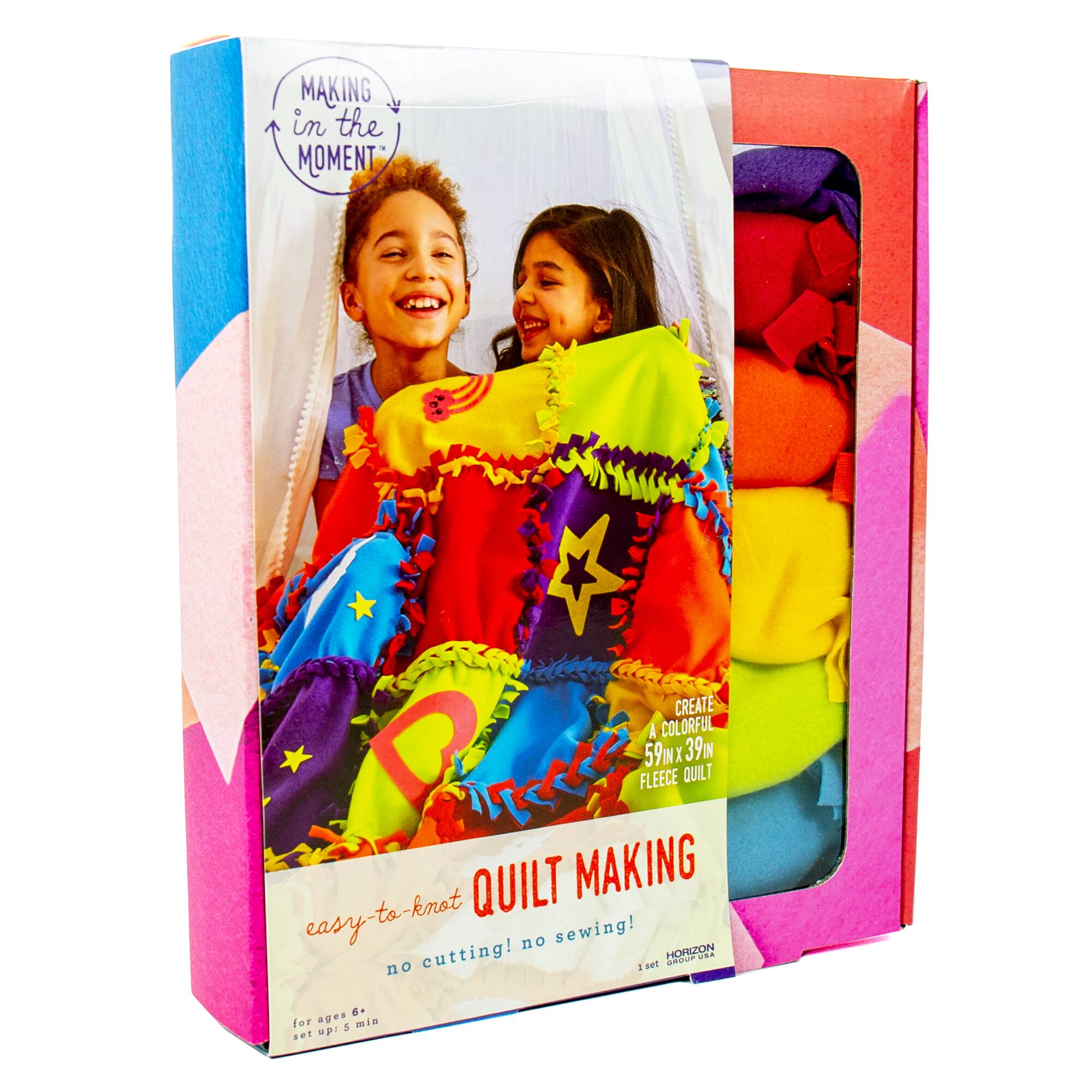 8 Pack: Making in the Moment™ Easy-to-Knot Quilt Making Kit