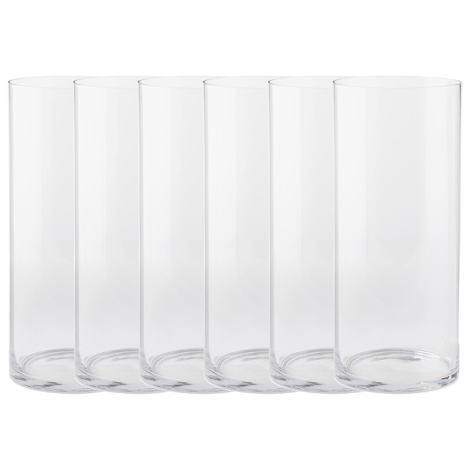 6 Pack: 14" Glass Cylinder Vase by Ashland®