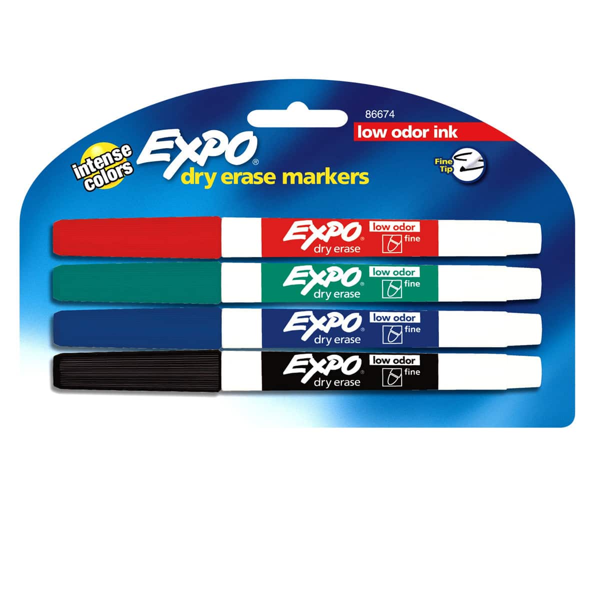 12 Packs: 4 ct. (48 total) Expo® Fine Tip Dry Erase Marker Set