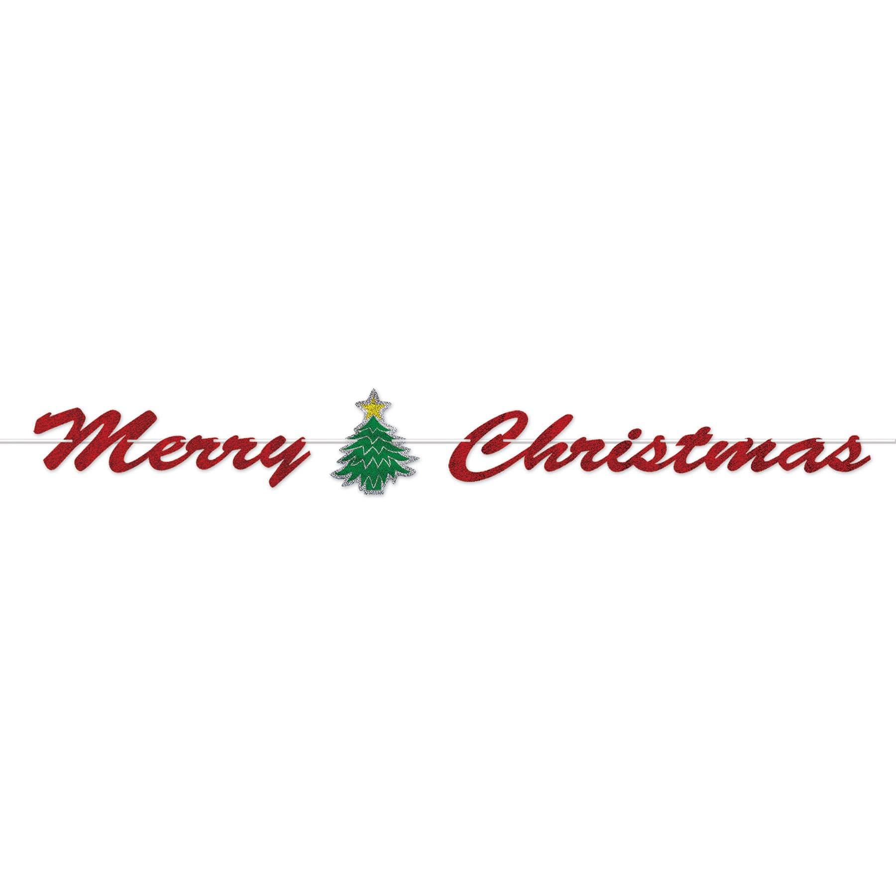 Beistle 6ft. Merry Christmas Streamer