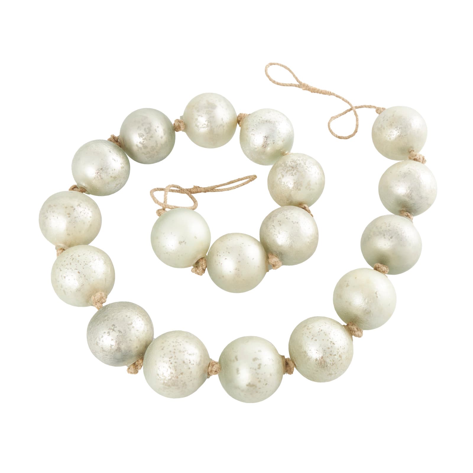 8ft. Extra Long Handmade Glass Beaded Garland with Tassels